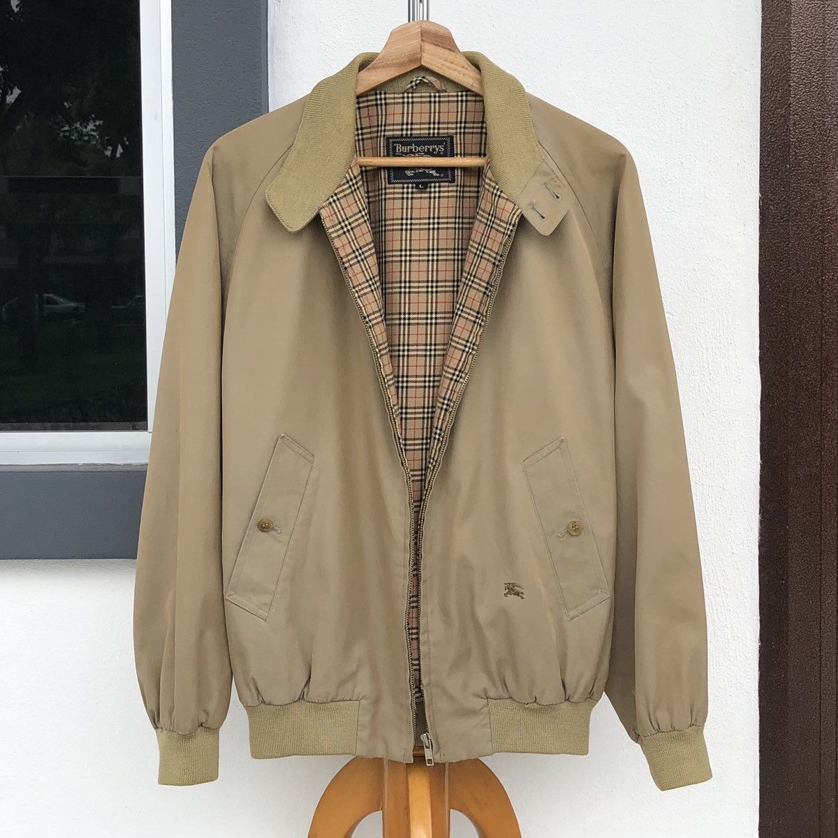 Burberry Vintage Burberrys Prorsum Lined Novacheck Bomber Jacket Size US M / EU 48-50 / 2 - 1 Thumbnail