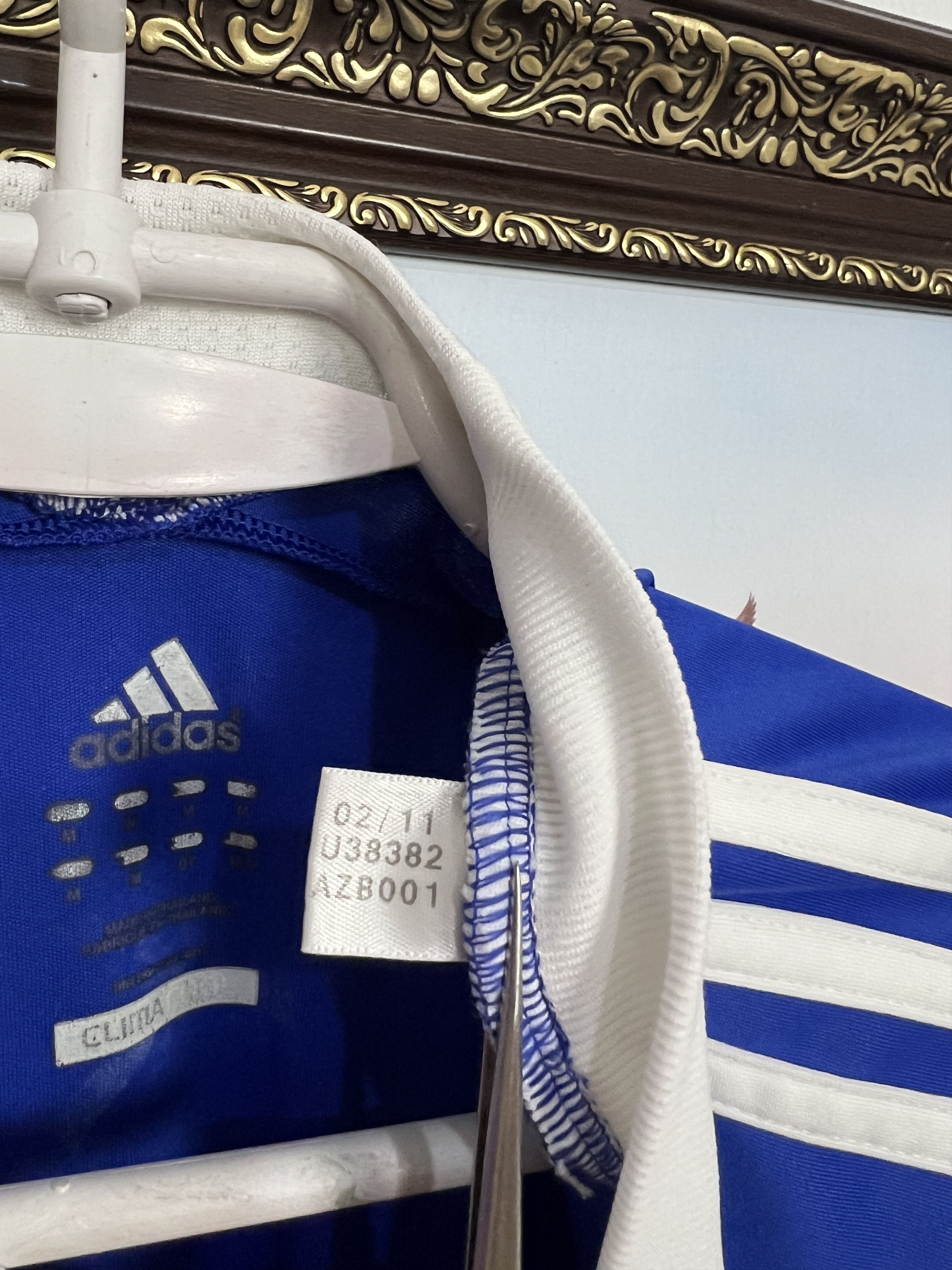Adidas Finland football shirt Soccer Match Worn Jersey Trikot Size US M / EU 48-50 / 2 - 9 Thumbnail