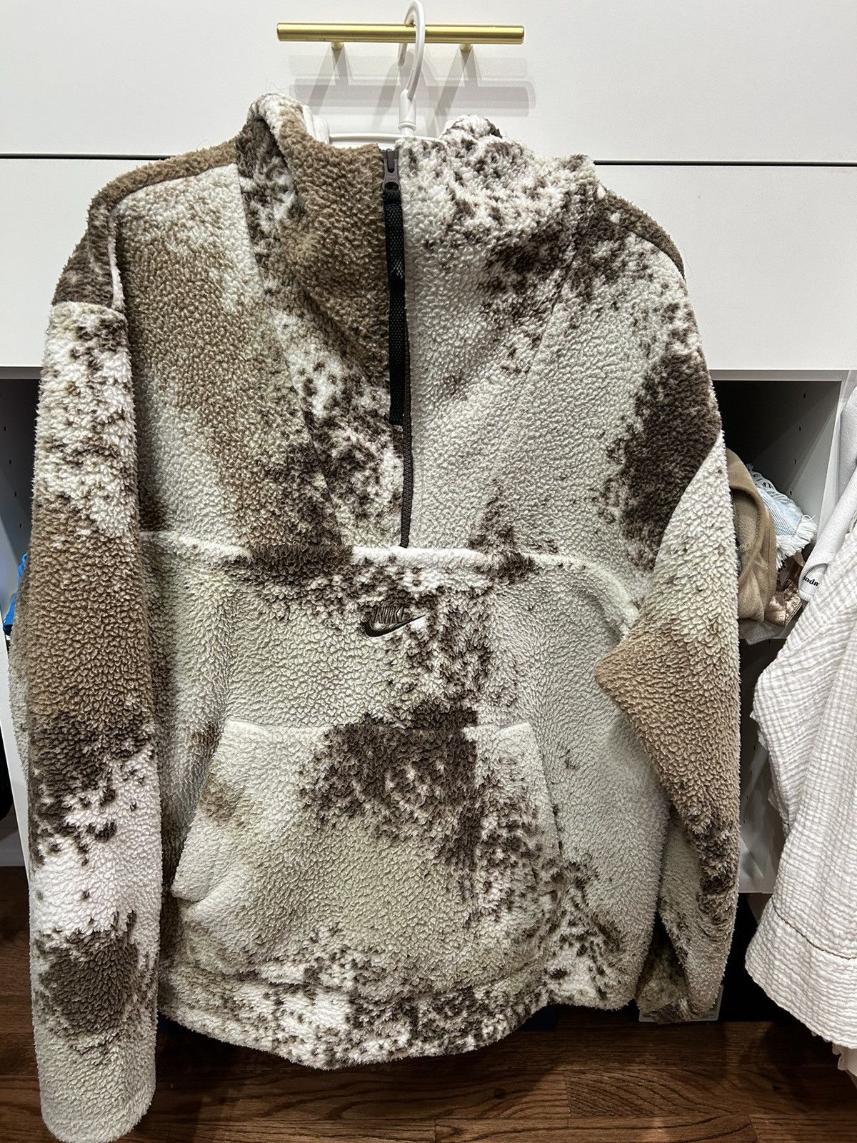 image of Jordan Nike Fleece Zip Up, Men's (Size Large)