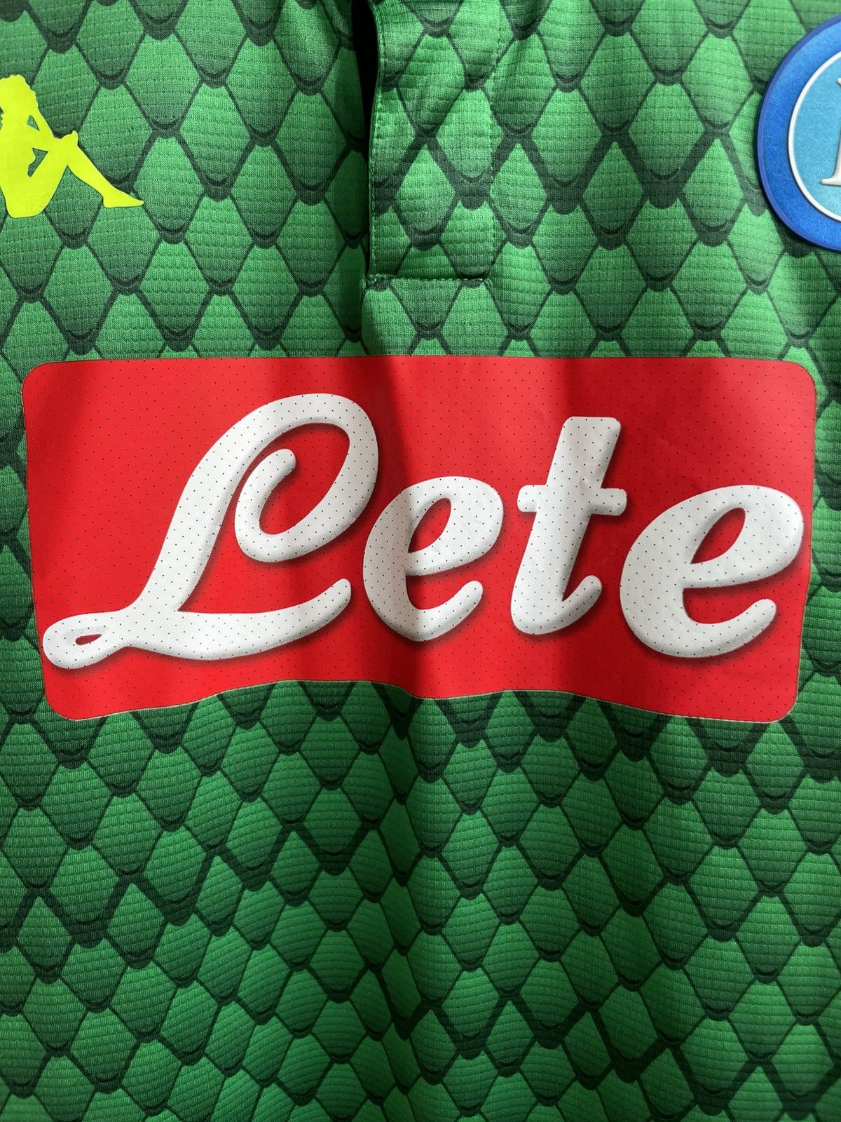 Vintage Napoli 2018 2019 Goalkeeper Home Shirt Football Soccer Jersy Size US XXL / EU 58 / 5 - 5 Thumbnail