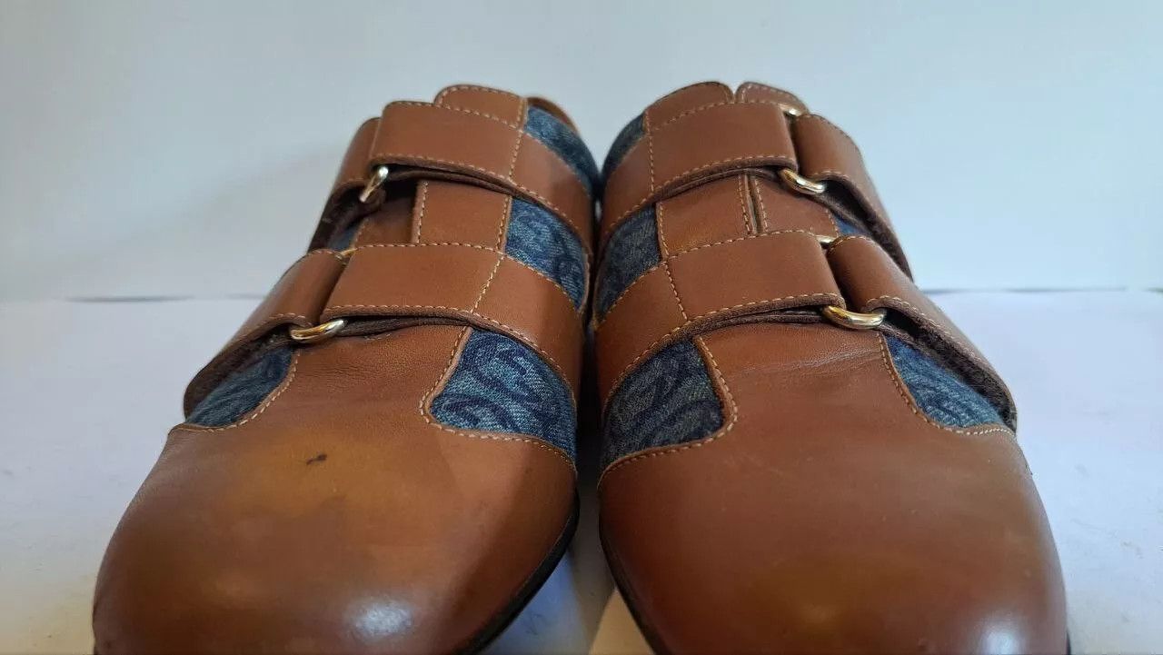 Gucci Gucci sneackers Denim Leather Double Strap Size US 7.5 / IT 37.5 - 9 Thumbnail