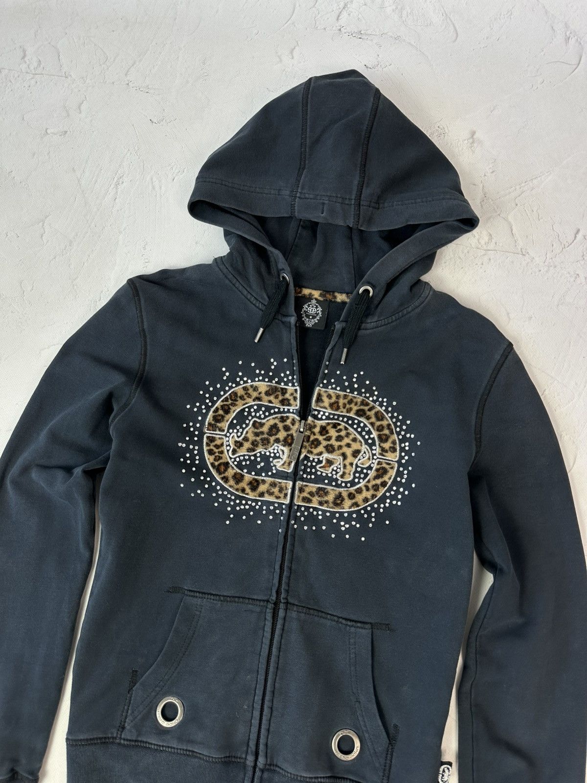 Ecko Unltd. Y2K Vintage Ecko Unltd Zip Logo Hoodie Size S / US 4 / IT 40 - 2 Thumbnail
