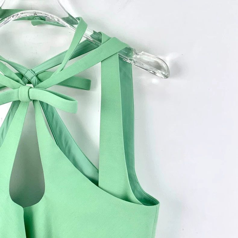Gucci Gucci Green wool sleeveless backless strap dress Size M / US 6-8 / IT 42-44 - 3 Thumbnail