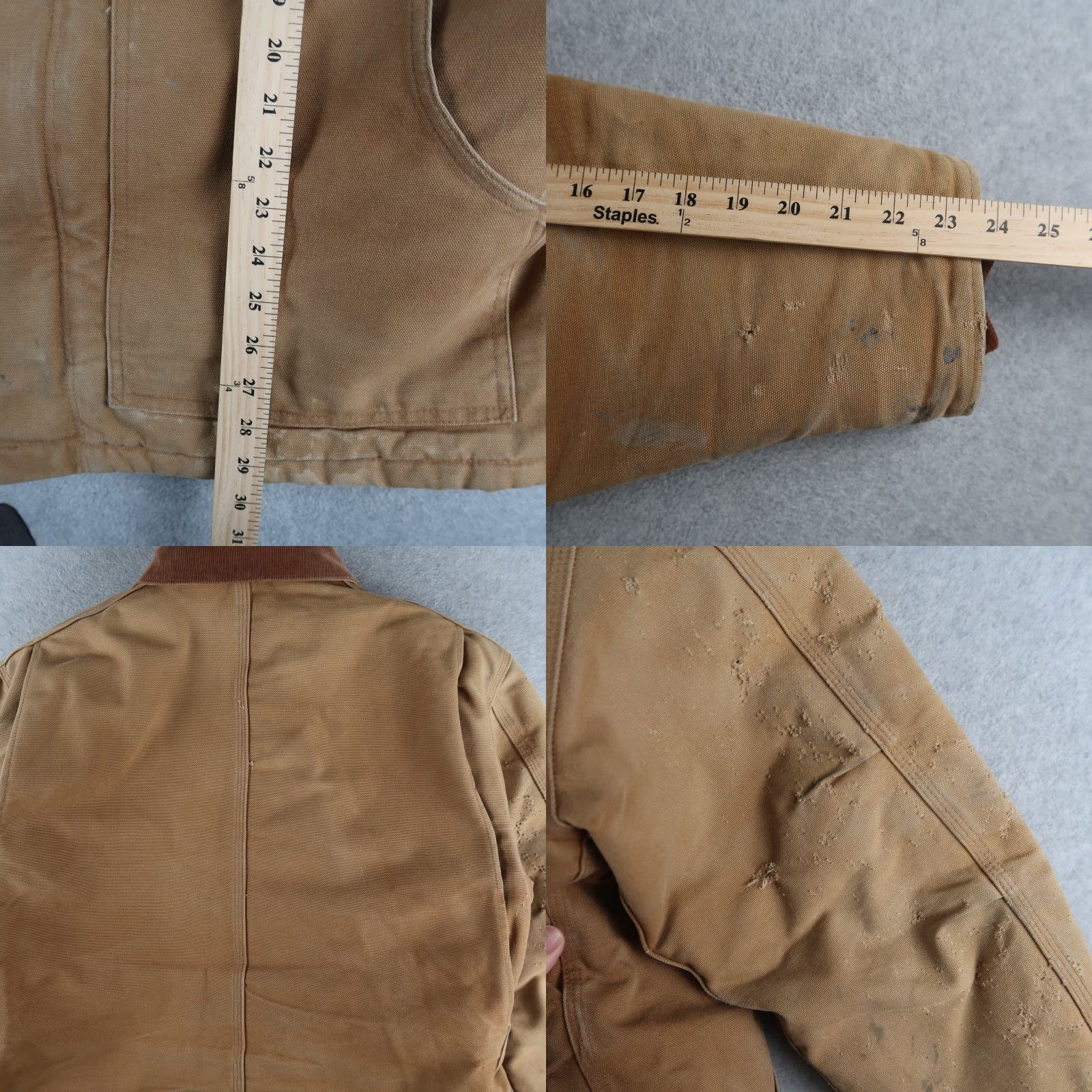 Carhartt VINTAGE Carhartt Jacket Men L/XL Brown Arctic Quilt Lined Chore Coat Size US L / EU 52-54 / 3 - 10 Thumbnail