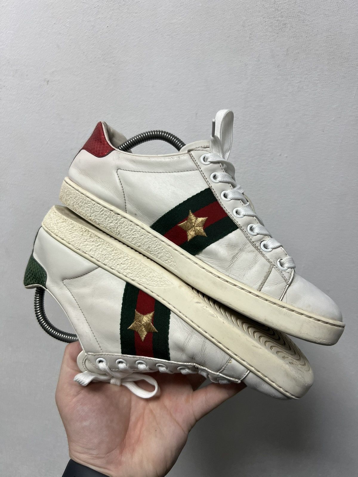 Gucci Gucci Pineapple Rhyton Low Top Sneaker Rare Sneakers Size US 5.5 / EU 38 - 4 Thumbnail