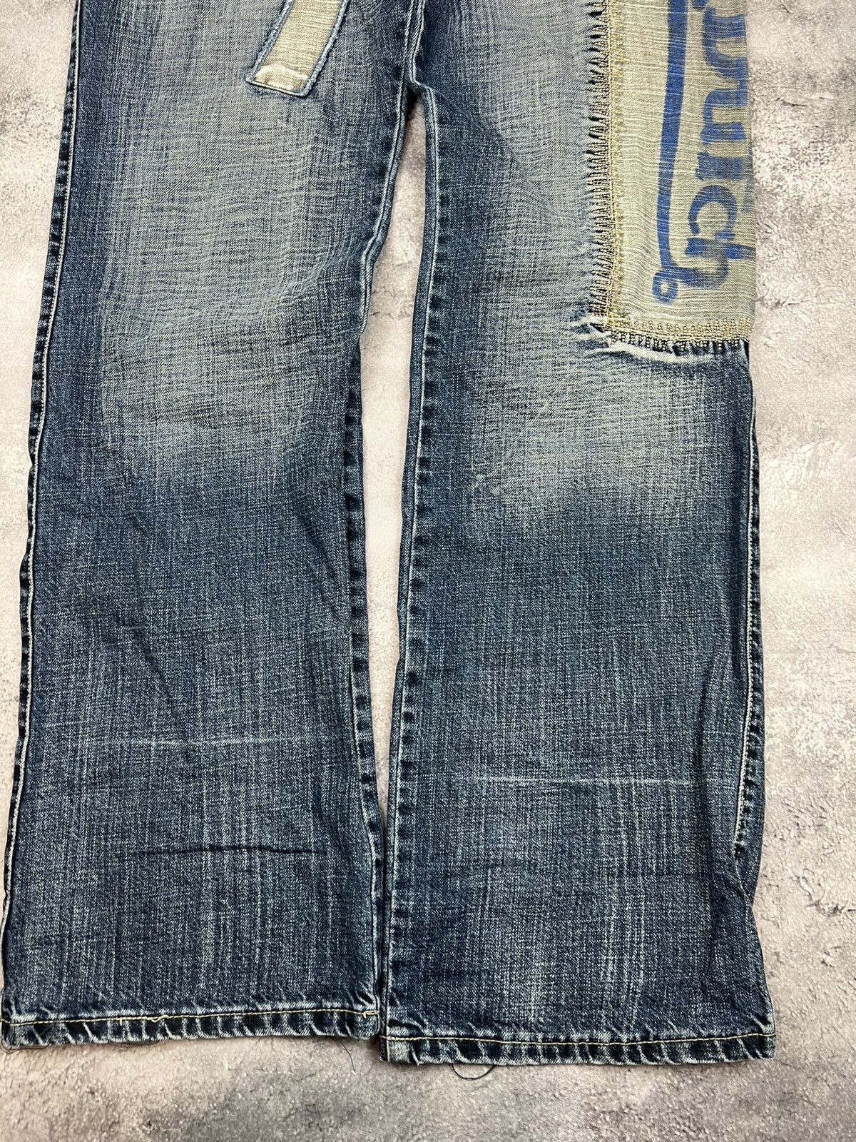 Von Dutch Von Dutch Mens Wide Denim Pants Jeans Y2K Japanese Size US 30 / EU 46 - 3 Thumbnail