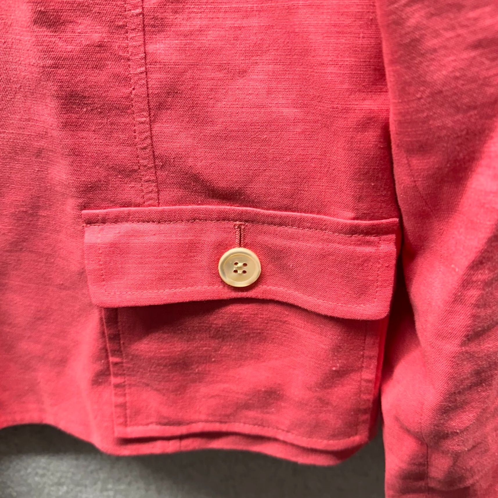 Talbots Talbots Jacket Womens 12P Pink Linen Blazer Coat 80s 90s Petites Button Shoulder Pads Blazer Girls Womens Size XL / US 12-14 / IT 48-50 - 6 Thumbnail