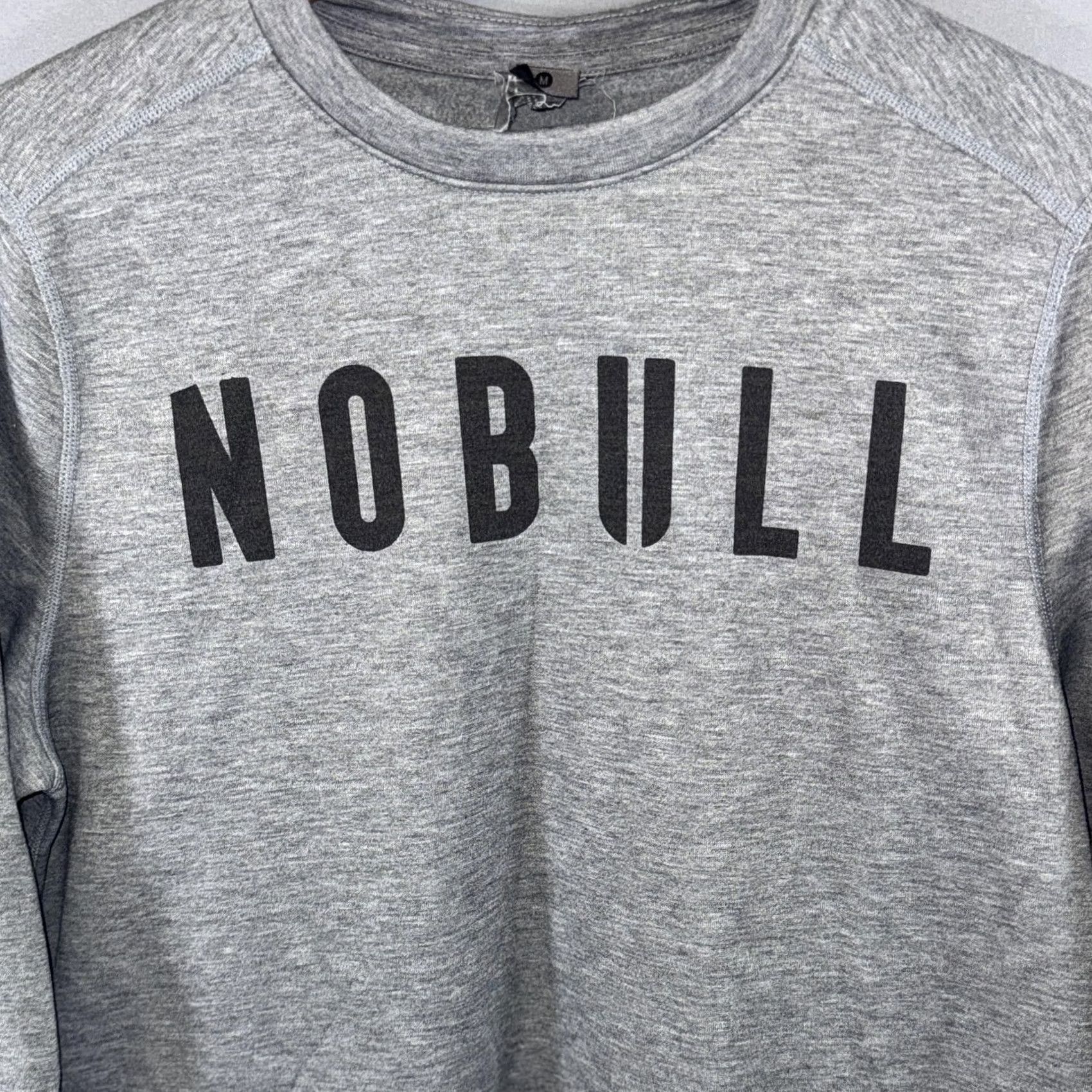 Vintage NOBULL Sweatshirt Mens M Crewneck Pullover Long Sleeve Gray Graphic Print Athletic Training Size US M / EU 48-50 / 2 - 3 Thumbnail