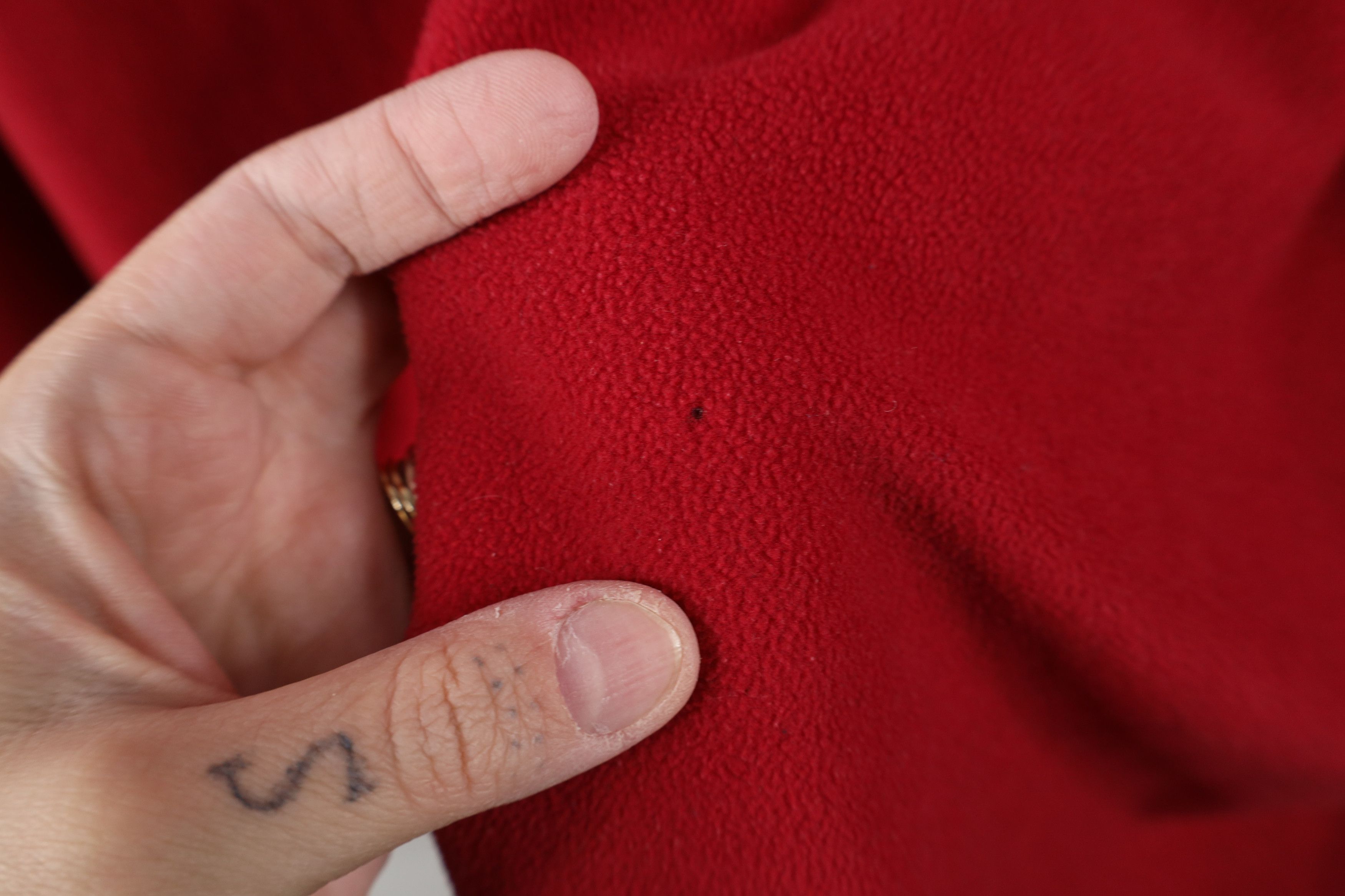 Nautica Vintage 90s Nautica Spell Out Lightweight Fleece Sweater Red Size US XL / EU 56 / 4 - 6 Thumbnail
