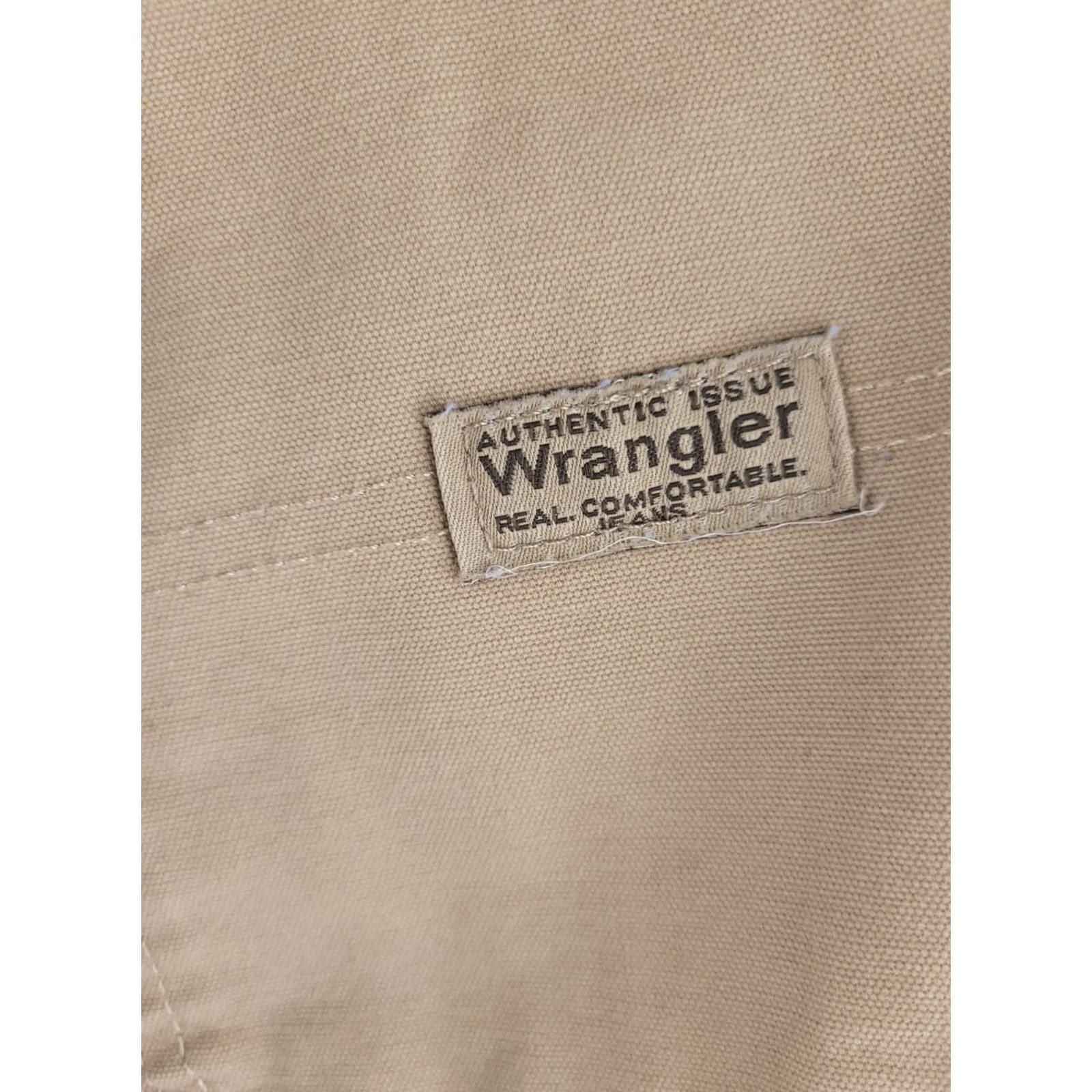 Wrangler Wrangler Pants Mens 42x31 Canvas Cargo Cotton Work Beige Brown Tan Canvas Cargo Wrangler Pants Mens 42x31 Beige Size US 42 / EU 58 - 3 Thumbnail