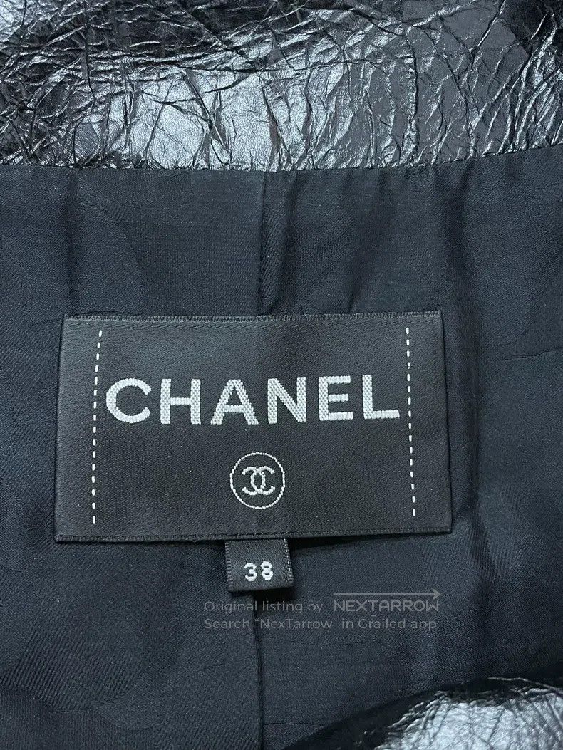 Chanel Chanel Black gold button leather jacket Size XS / US 0-2 / IT 36-38 - 4 Thumbnail