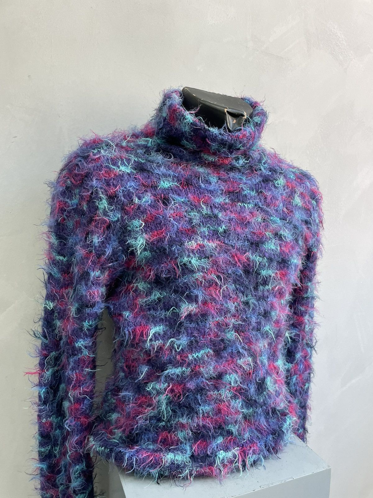 Kapital Rare mohair turtle neck Coogi style sweater y2k Size US S / EU 44-46 / 1 - 2 Thumbnail