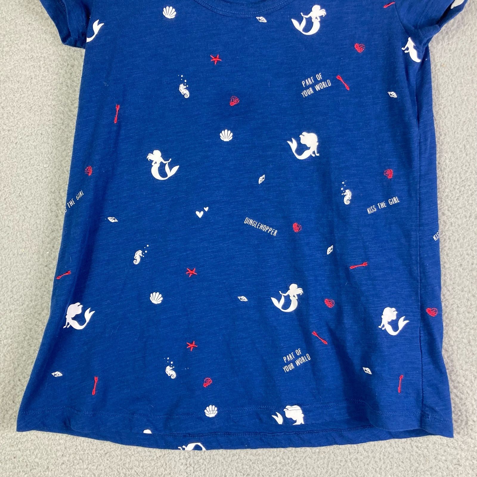 Disney Little Mermaid Disney Shirt Womens Size Small Blue Ariel Size S / US 4 / IT 40 - 8 Thumbnail