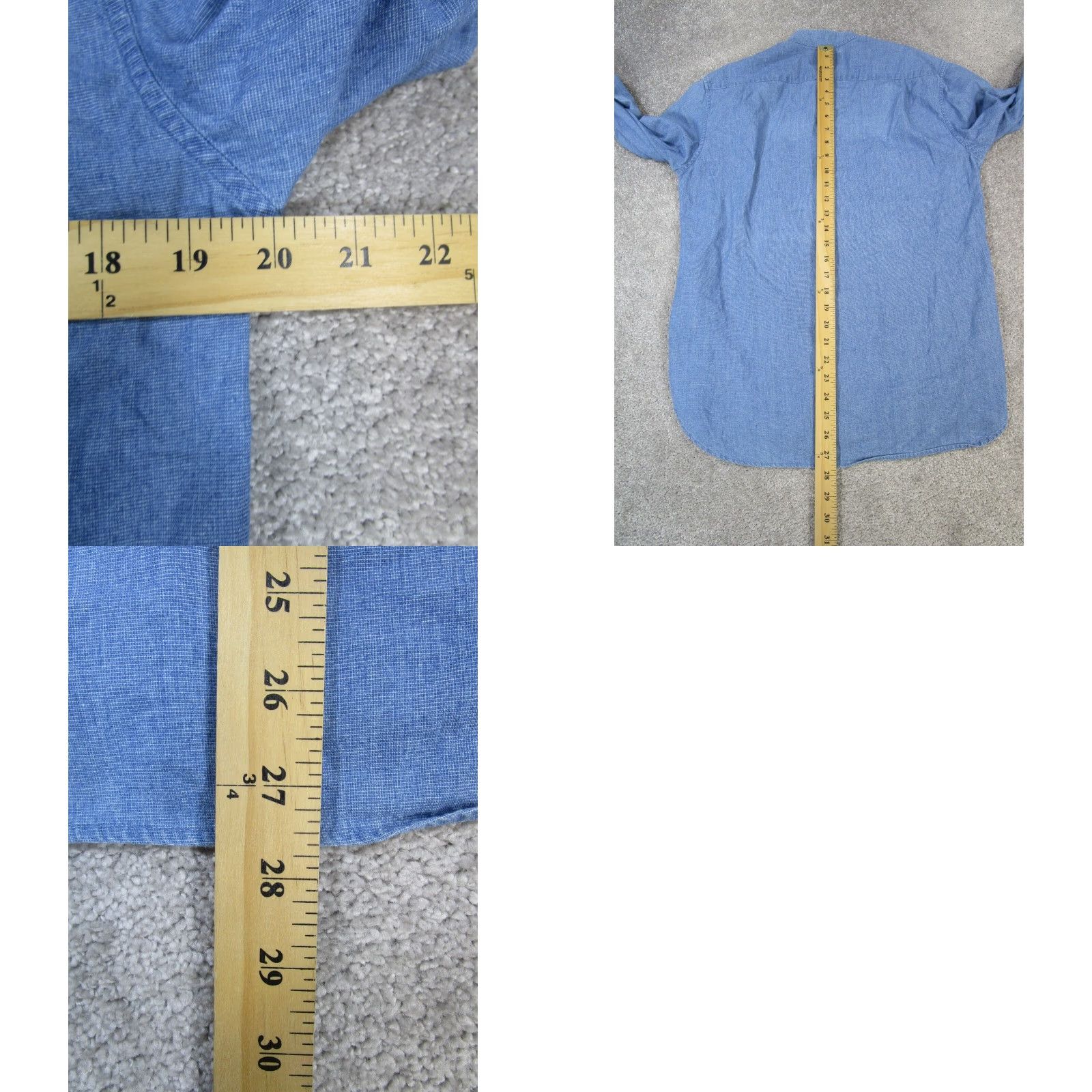 Bonobos Bonobos Shirt Mens Small Blue Cotton Henley Button-Up Long Sleeve Regular fit Men’s S Blue Henley Cotton Bonobos Henley Shirt Mens S Blue Size US S / EU 44-46 / 1 - 8 Thumbnail
