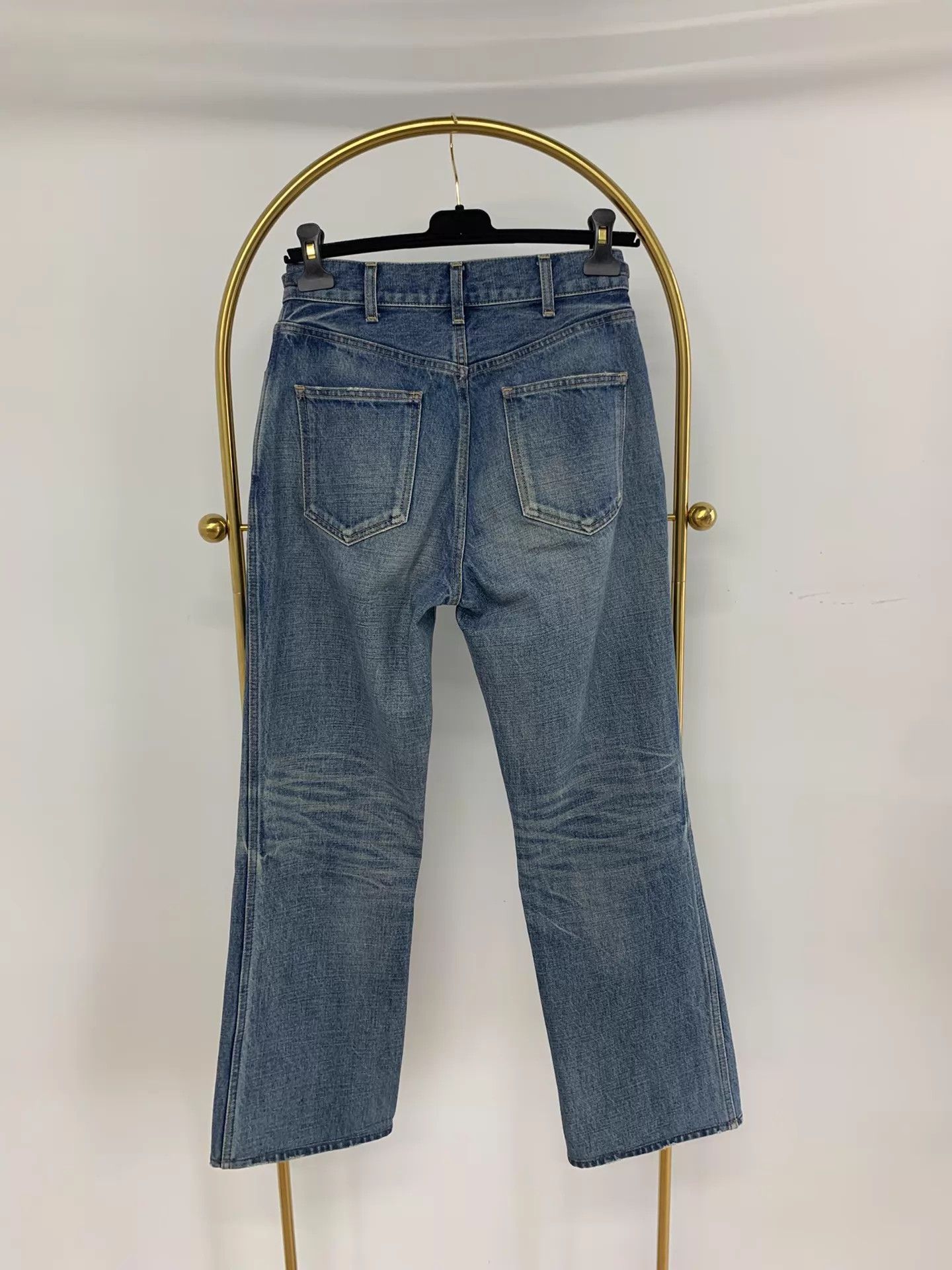 Celine Celine Dylan Triomphe Chain Jeans 27 New Size 27" / US 4 / IT 40 - 3 Thumbnail