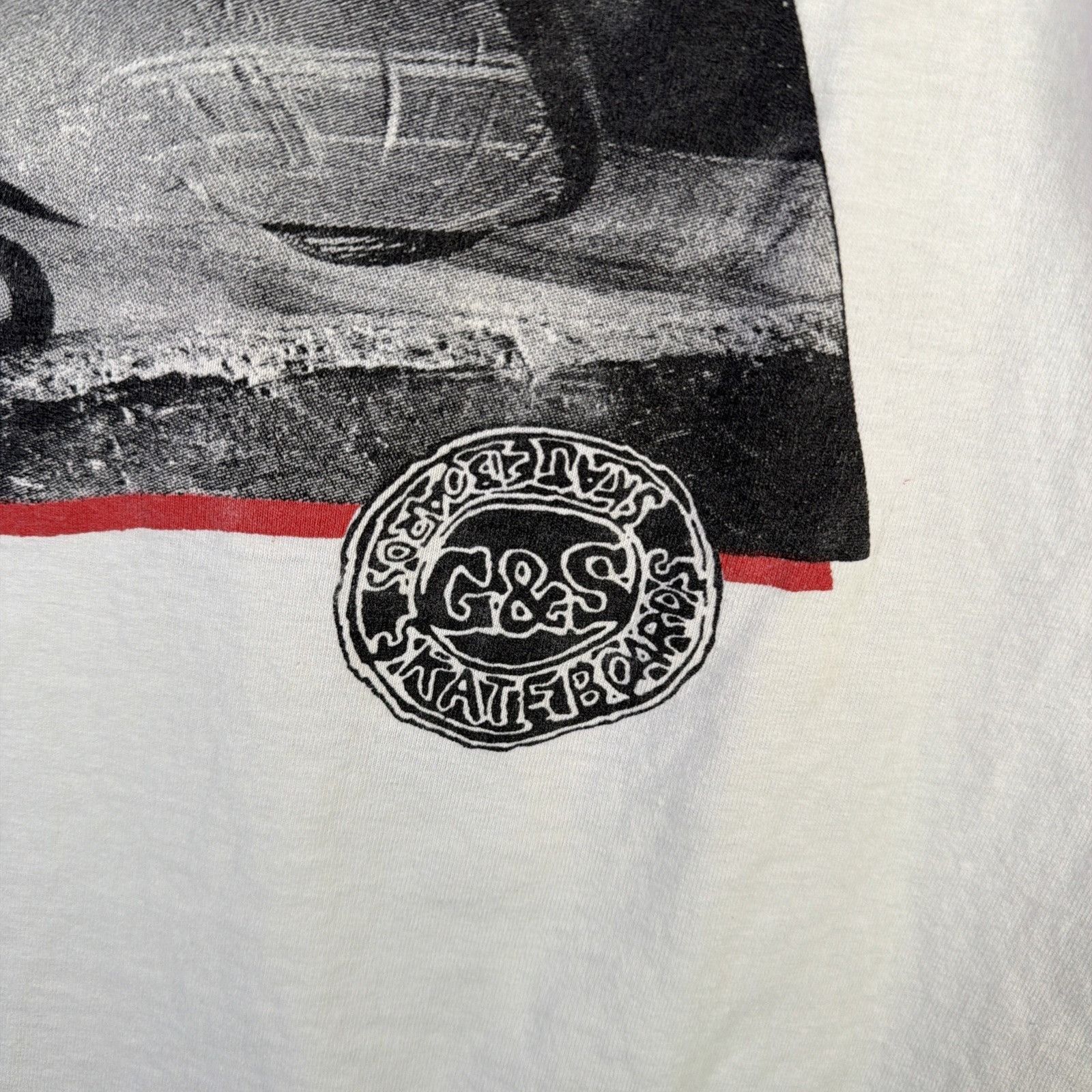 Blind Skateboards Vintage Ground And Stone Shirt Mens XL White 80s Skateboards Size US XL / EU 56 / 4 - 3 Thumbnail