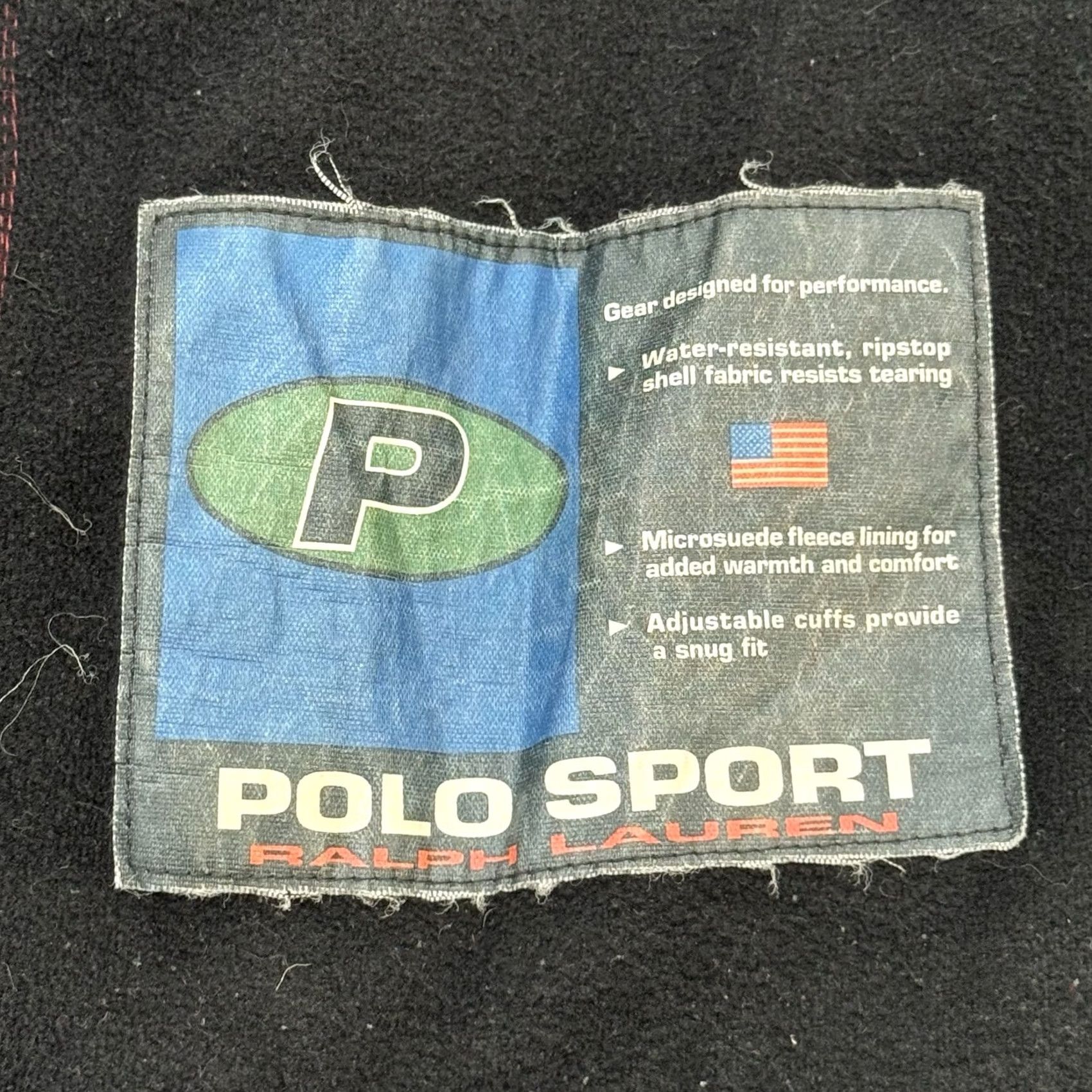 Ralph Lauren VINTAGE Ralph Lauren Polo Sport Parka Hooded Rain Coat Jacket XL Men Black Water Resistant Size US XL / EU 56 / 4 - 7 Thumbnail