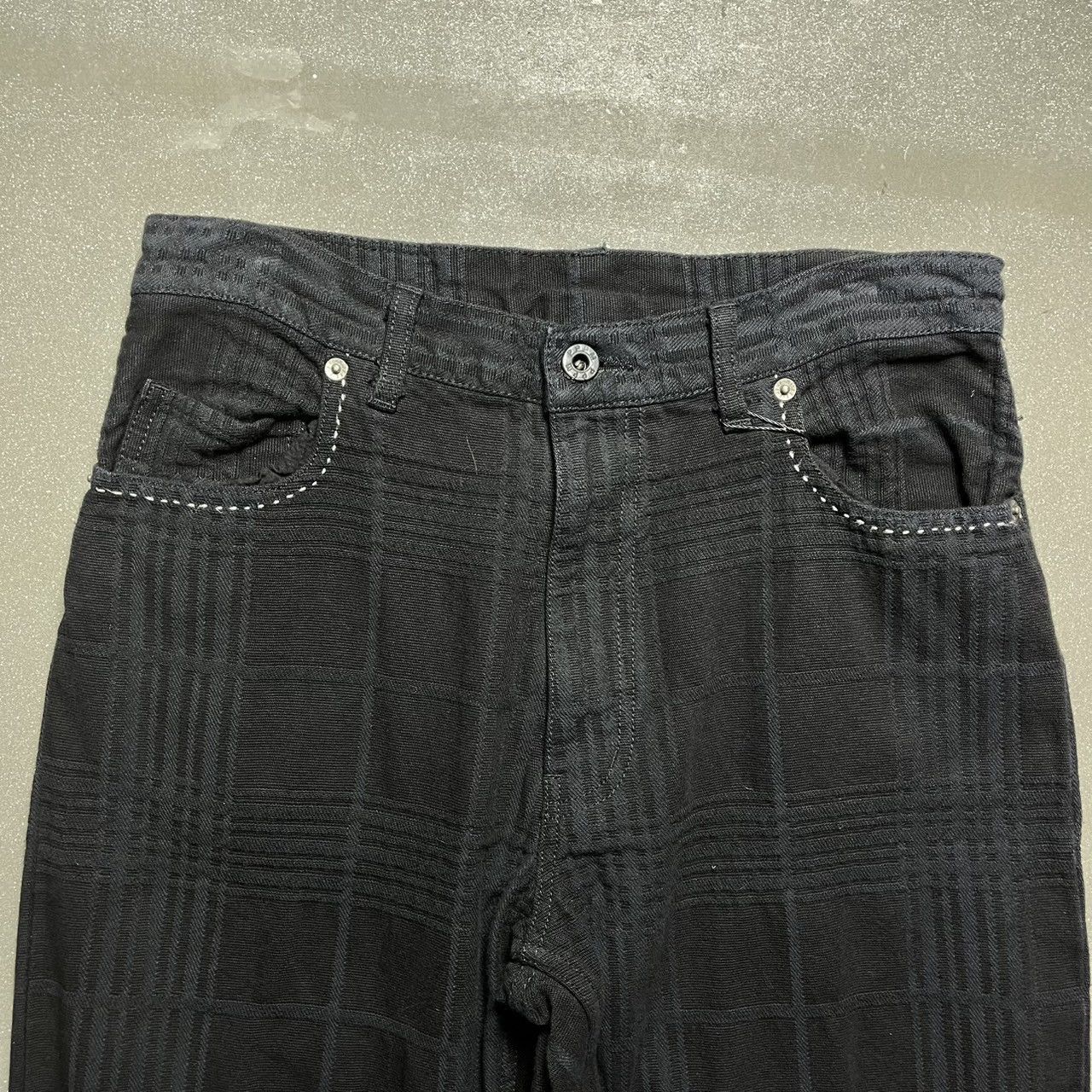 Japanese Brand × PPFM PPFM Patchwork Pocket Black Denim Size US 32 / EU 48 - 5 Thumbnail