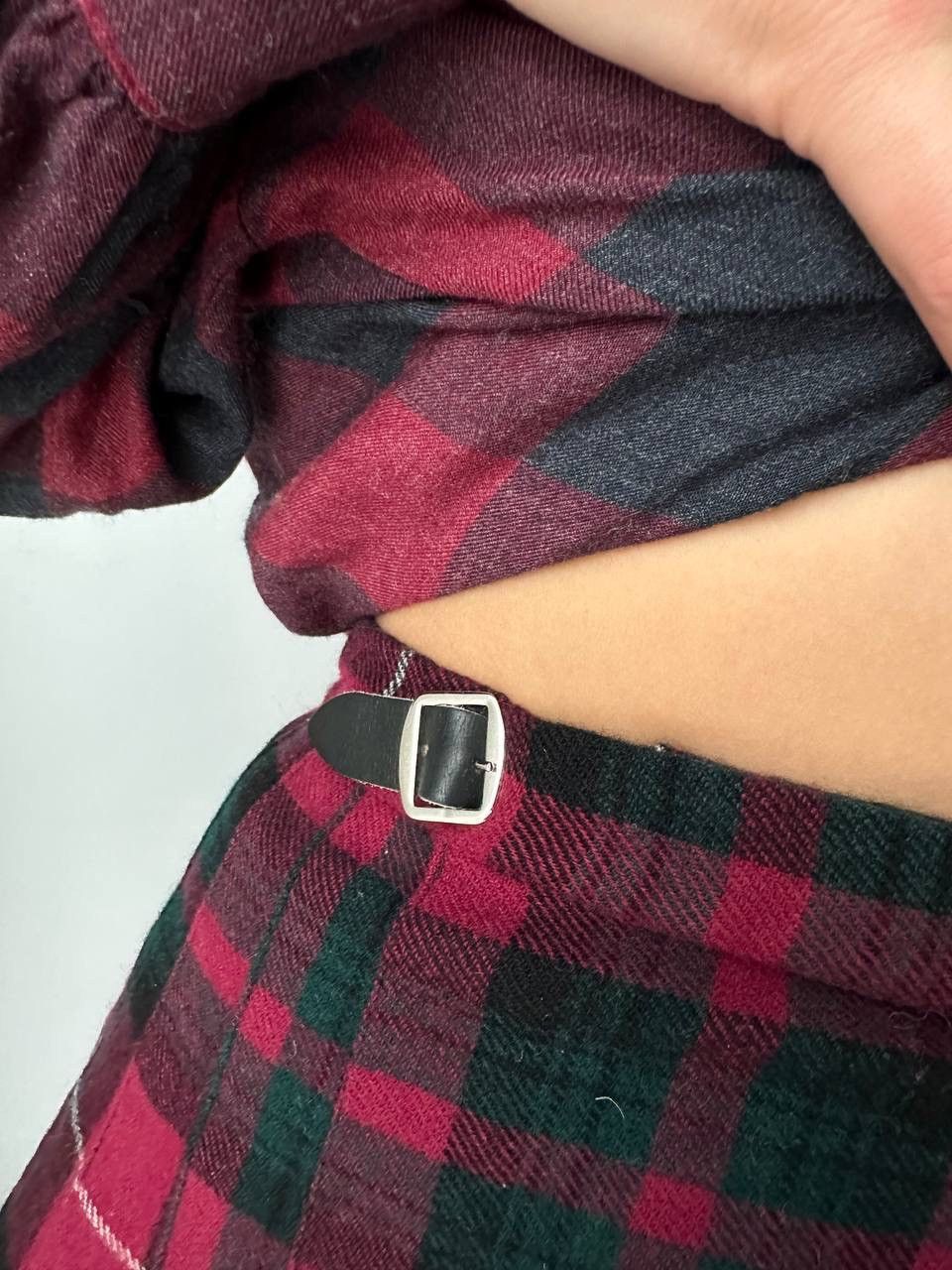 Other UK × Vintage Vintage Scottish Wool Red Julius Skirt Size 27" / US 4 / IT 40 - 4 Thumbnail