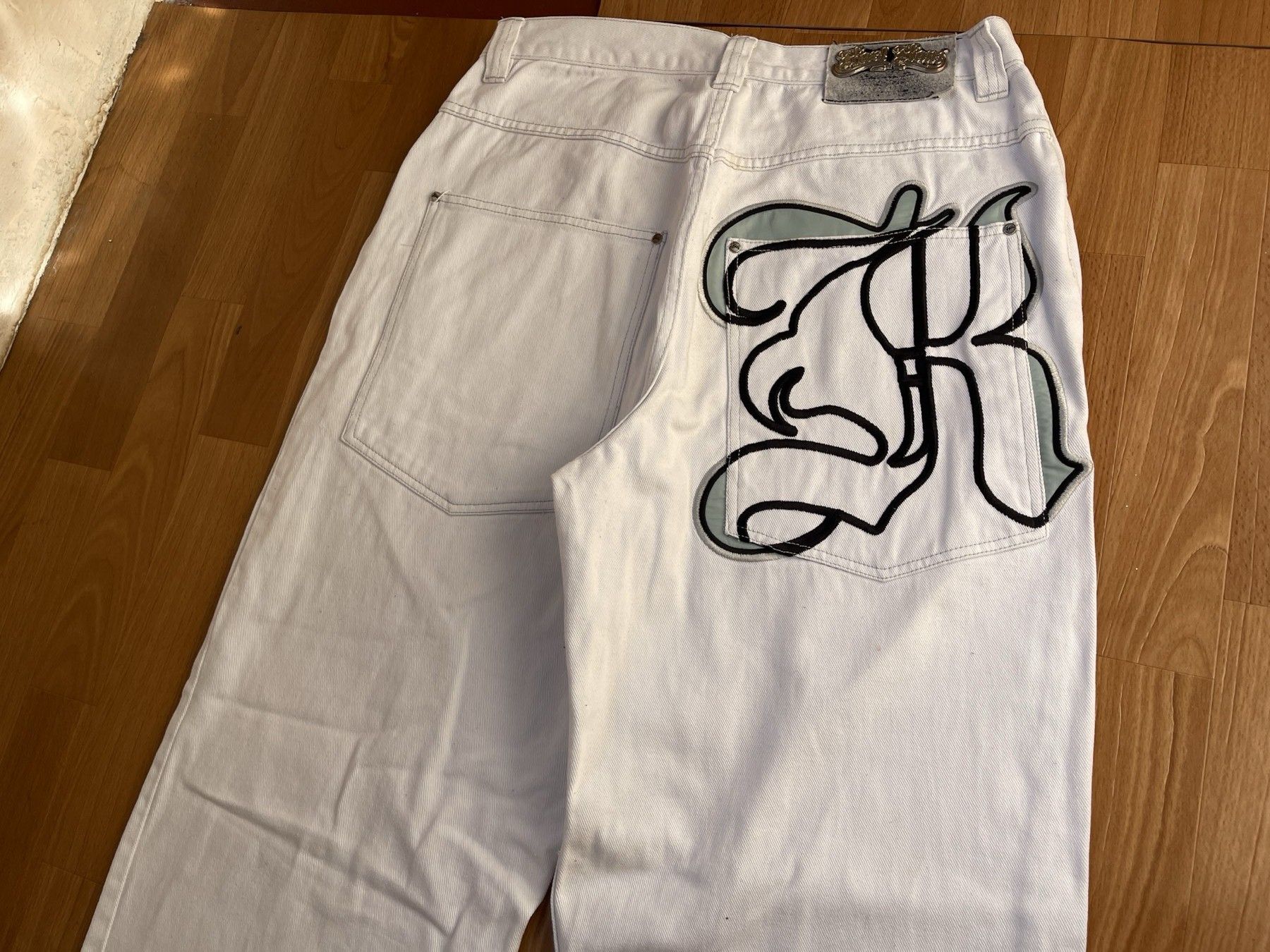 Karl Kani KARL KANI jeans, baggy, vintage Kani jeans, 90s hip hop W 34 Size US 34 / EU 50 - 3 Thumbnail