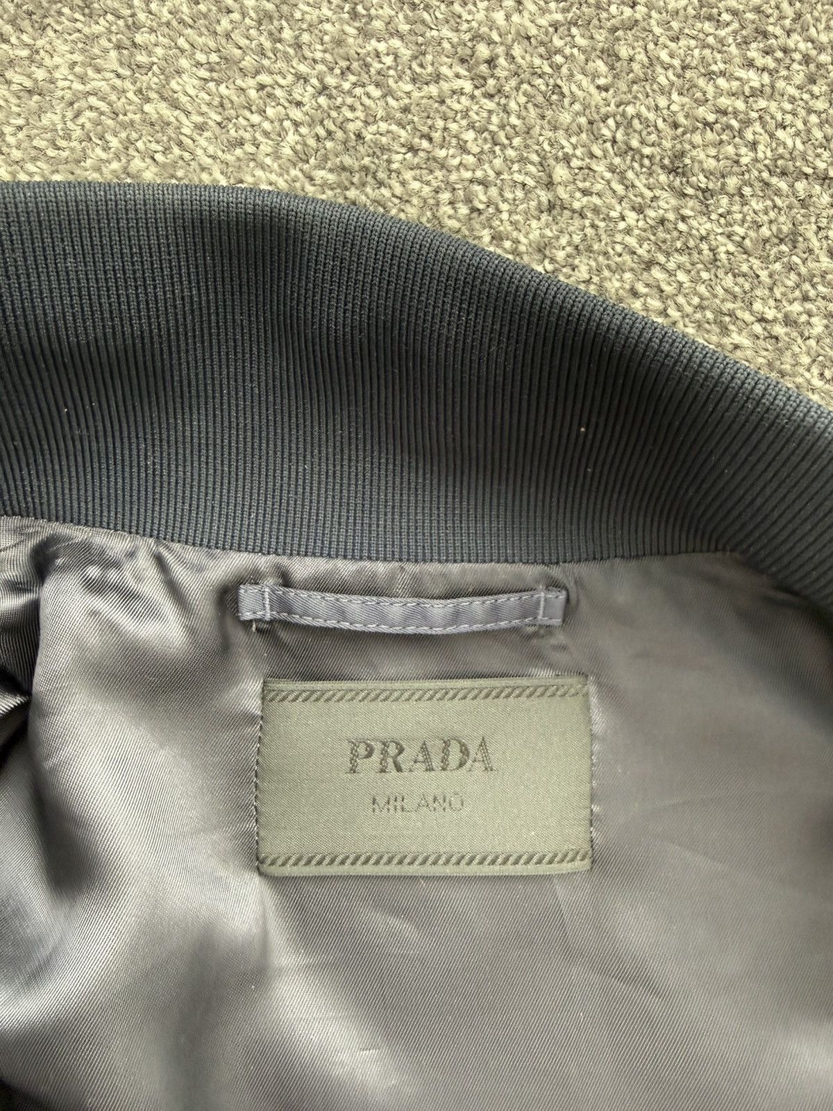 Prada Prada Nylon Bomber Jacket - Navy - Size50 Size US M / EU 48-50 / 2 - 11 Thumbnail