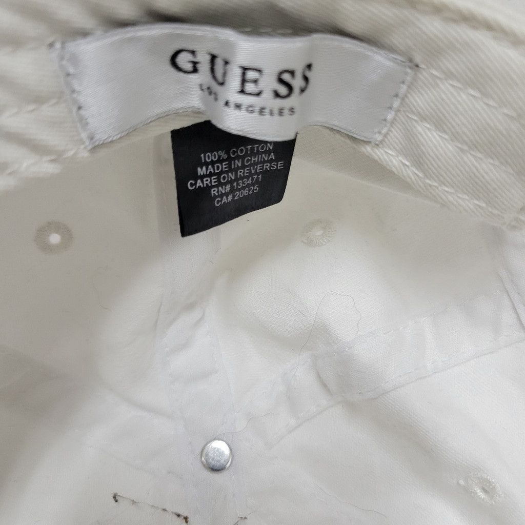 Guess GUESS Women's Basketball Hat White 100% Cotton Size ONE SIZE - 10 Thumbnail