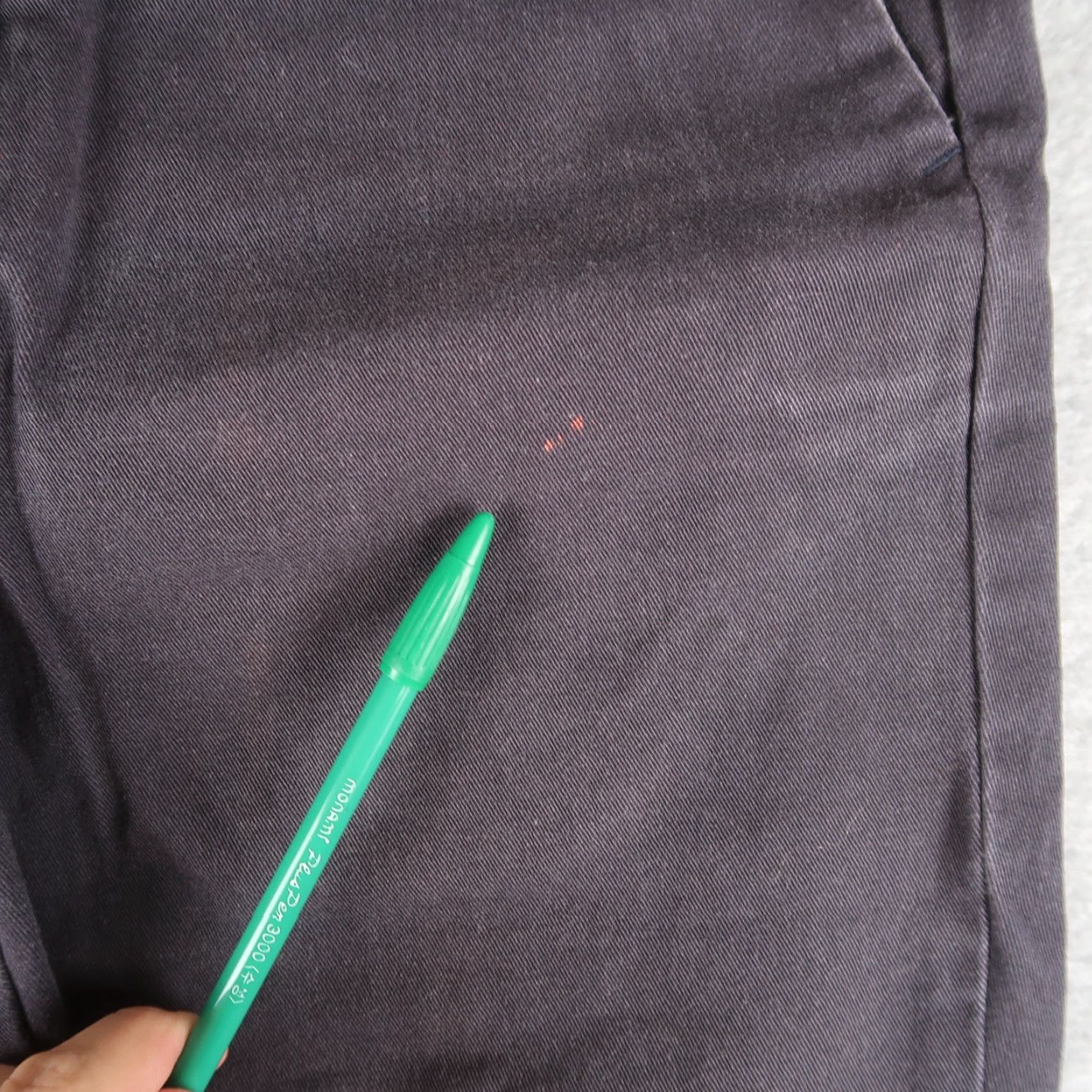 Gustin Gustin Pants Men 33 Blue Twill Slim Button Fly Chino, Straight Rise, Flat Front, Preppy Casual Vintage No, 32x29 Inseam? Size US 33 - 4 Thumbnail