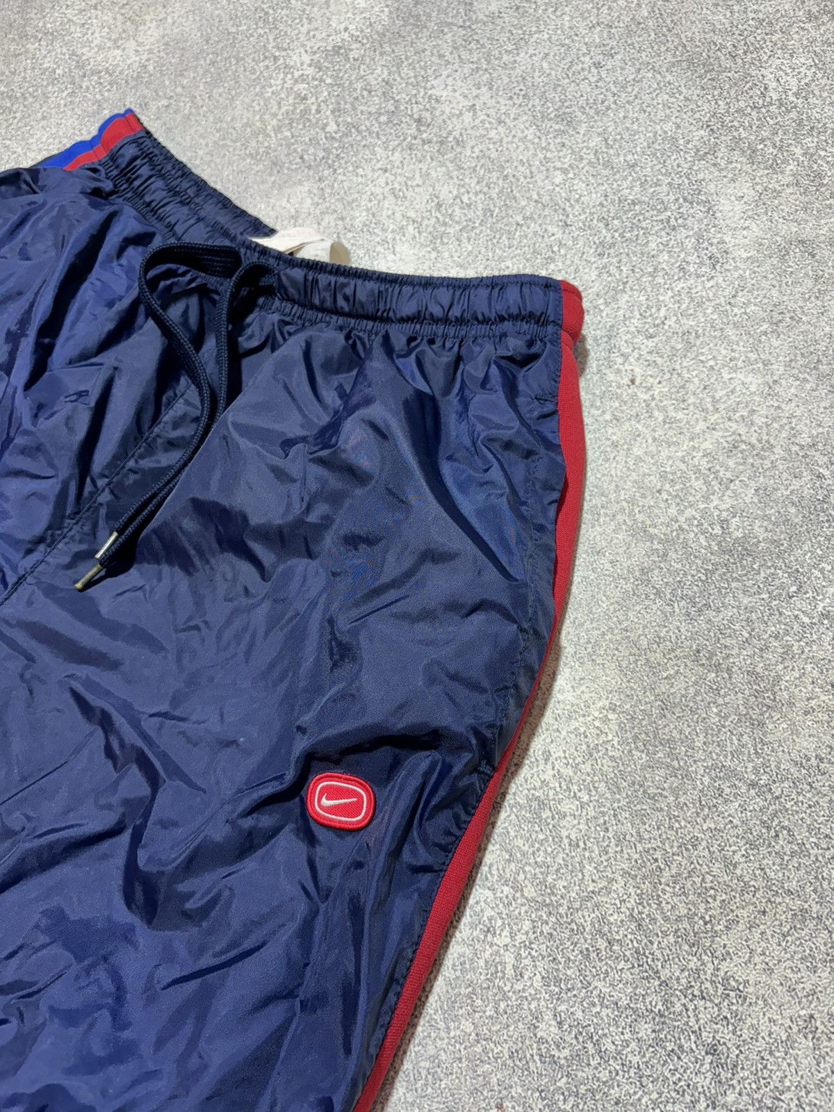 Nike × Vintage 00s Nike Vintage Drill Pants Small Logo Y2K Size US 38 / EU 54 - 8 Thumbnail