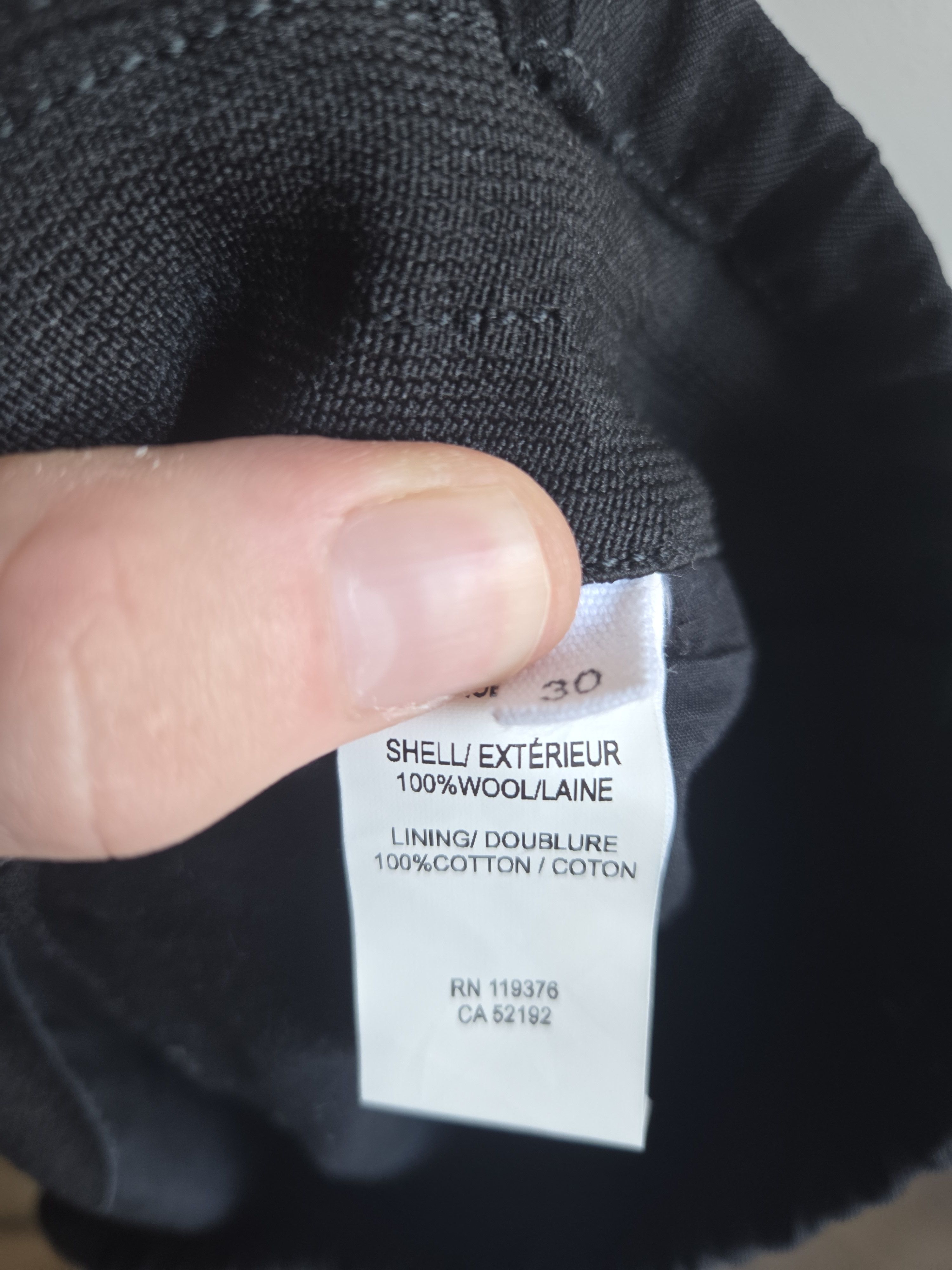 Helmut Lang Felted Wool Suiting Elastic Waist Trousers Size US 30 / EU 46 - 3 Thumbnail