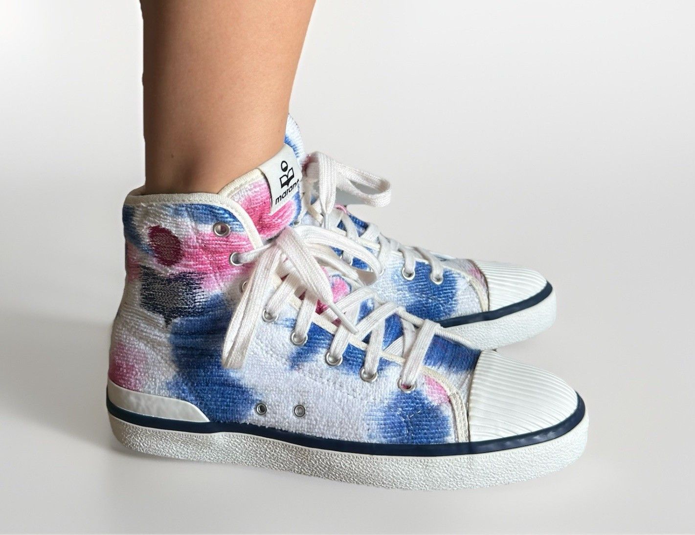DDP Isabel Marant Womens High Top Shoes Sneakers Trainers