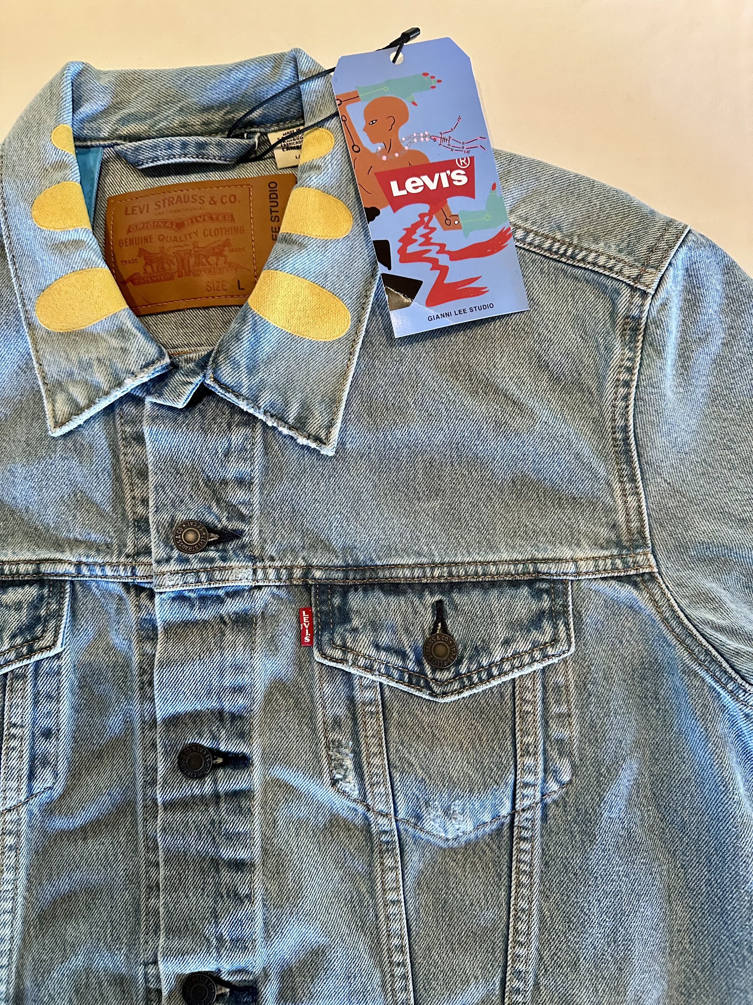 Levi's Levi's x Gianni Lee Trucker Jacket Size L / US 10 / IT 46 - 2 Thumbnail