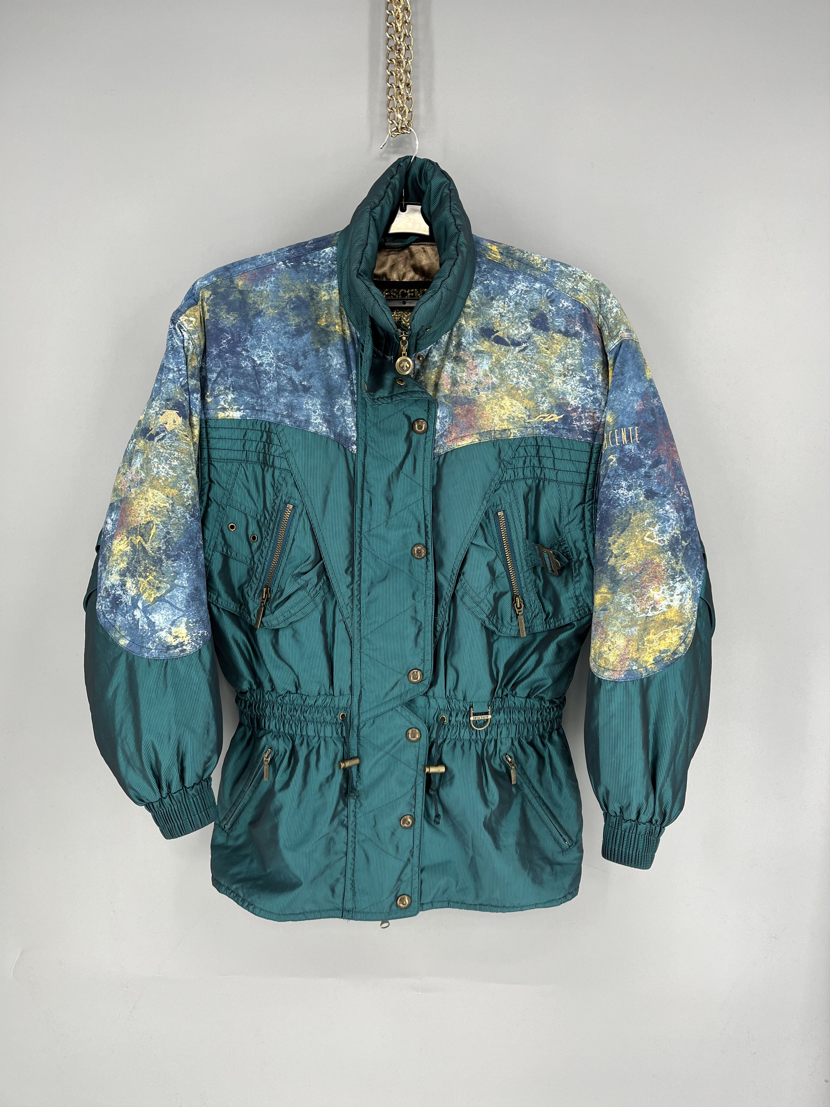 Descente Japan Multicolor Utility Ski Wear Japan Jacket