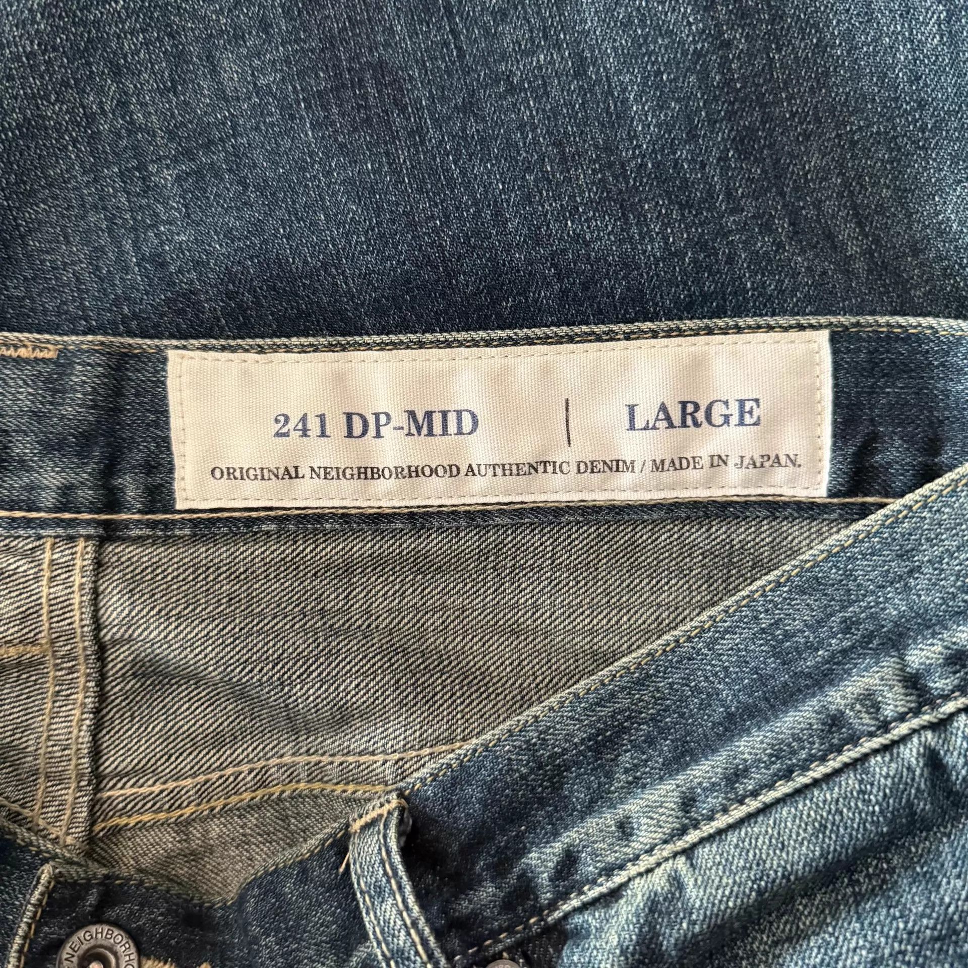 Neighborhood Neighborhood 24SS Dp-Mid Washed Denim Straight Jeans L Size US 34 / EU 50 - 6 Thumbnail