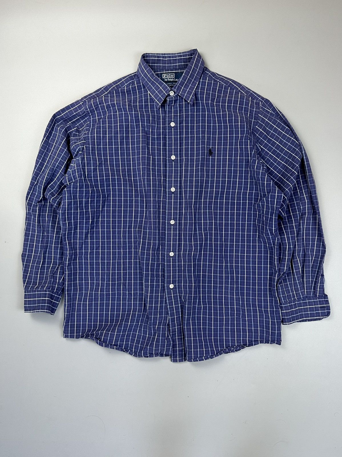 Polo Ralph Lauren Check blue button shirt Polo Ralph Lauren Size US L / EU 52-54 / 3 - 1 Thumbnail
