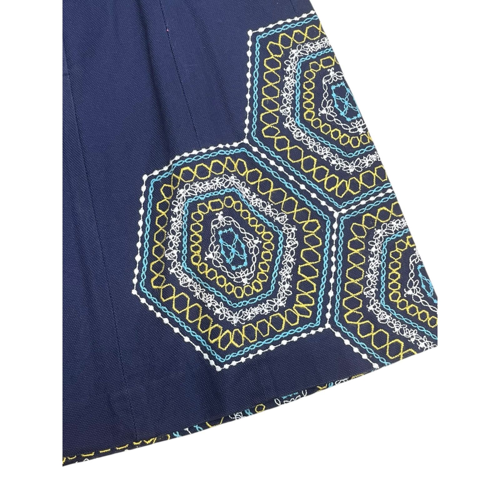 Lilly Pulitzer Lilly Pulitzer Strapless Embroidered Dress – Navy – Size 0 Size XS / US 0-2 / IT 36-38 - 4 Thumbnail