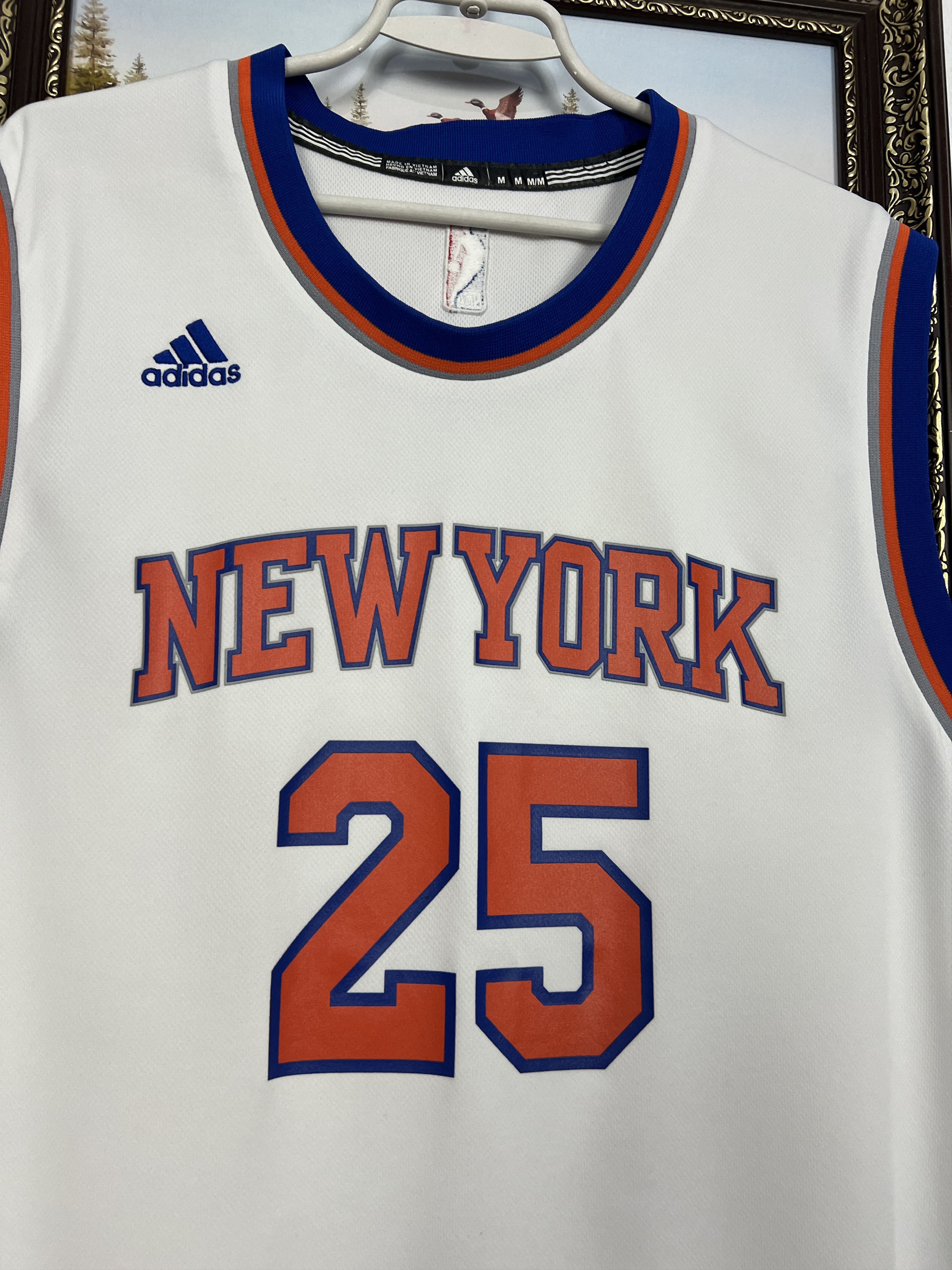 Adidas Vintage New York Knicks #25 Rose Jersey NBA Rare Shirt Size US M / EU 48-50 / 2 - 3 Thumbnail