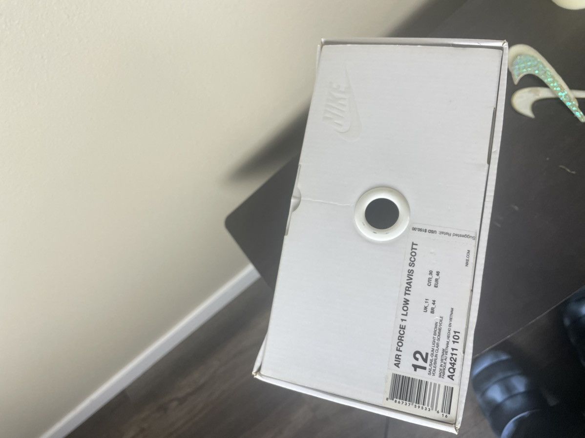 Nike × Travis Scott Travis Scott Air Force One Sail Size 12 Size US 12 / EU 45 - 12 Thumbnail