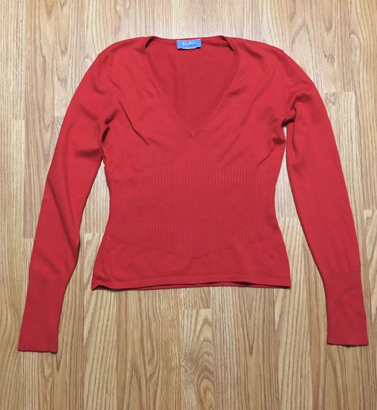 Thierry Mugler Thierry Mugler Couture Red Jumper Sweater Size S Size S / US 4 / IT 40 - 5 Thumbnail
