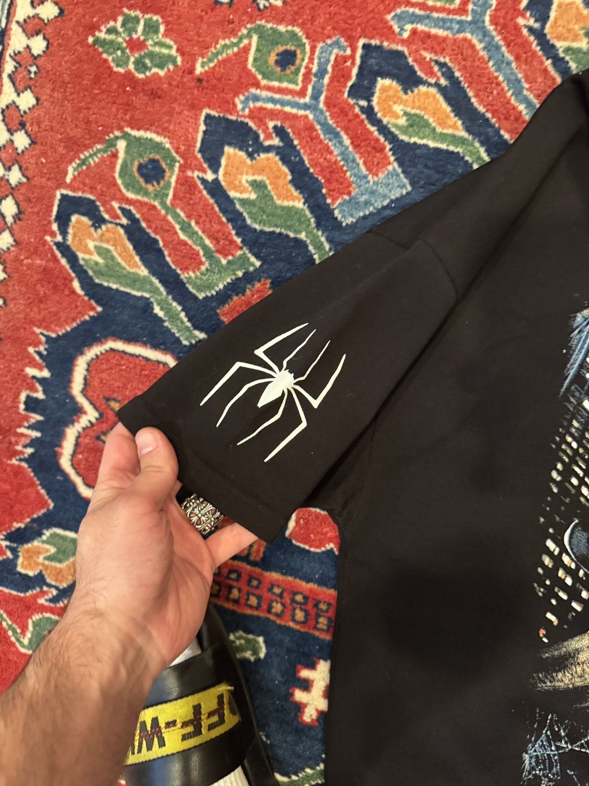 Sergio Calabasas × Spyder Sergio Calabasas x Spider-man Vintage T-shirt Size US L / EU 52-54 / 3 - 3 Thumbnail