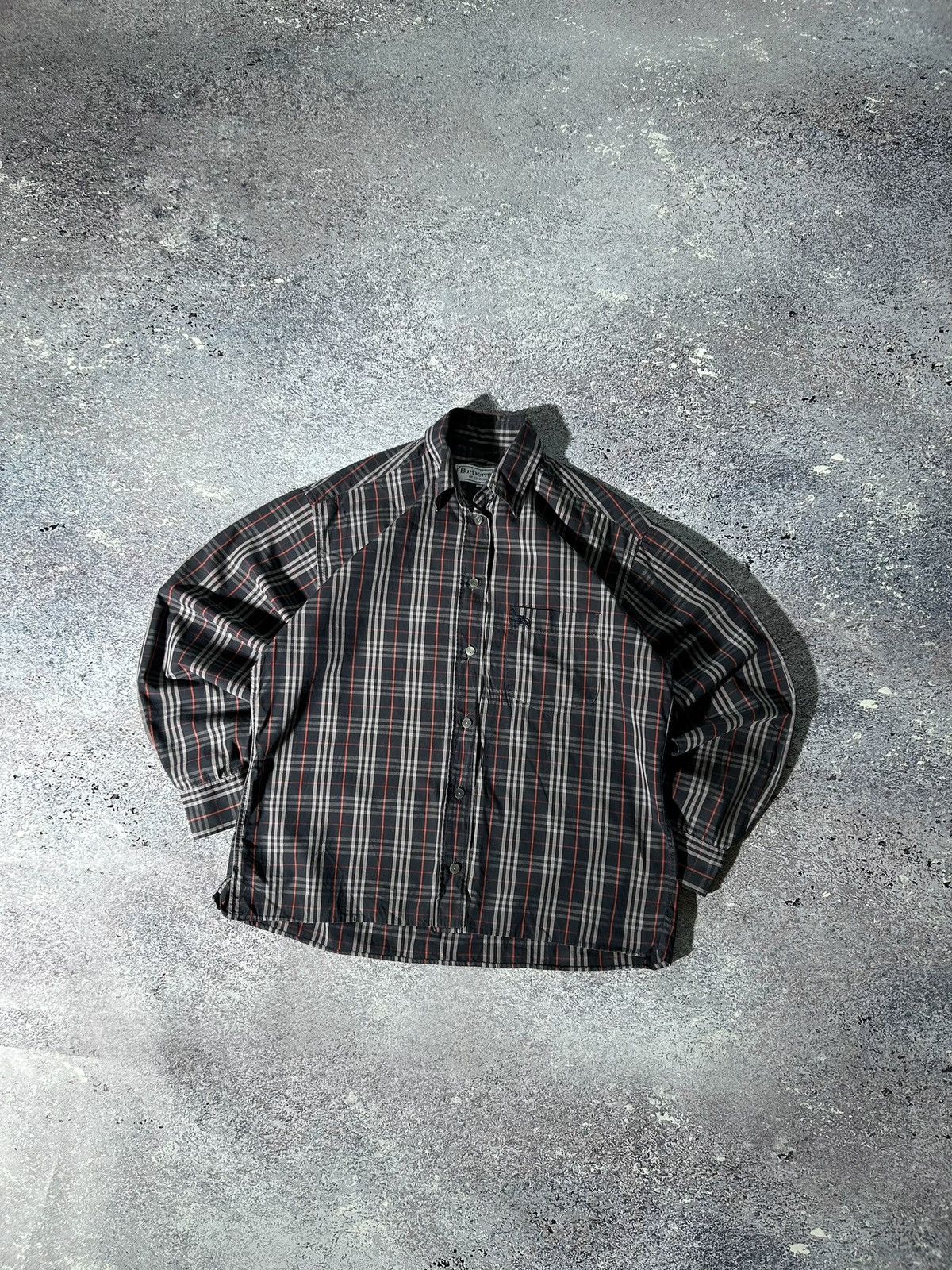 image of Burberry’S Nova Check Shirts Long Sleeve Button Up in Checkered, Men's (Size Small)