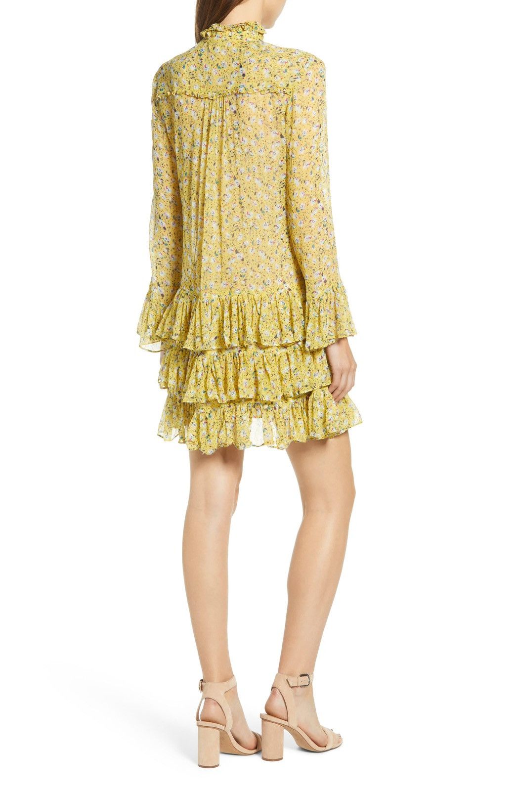 Designer × Vintage × Zadig & Voltaire Zadig Voltaire silk Dress Yellow. Size M / US 6-8 / IT 42-44 - 5 Thumbnail