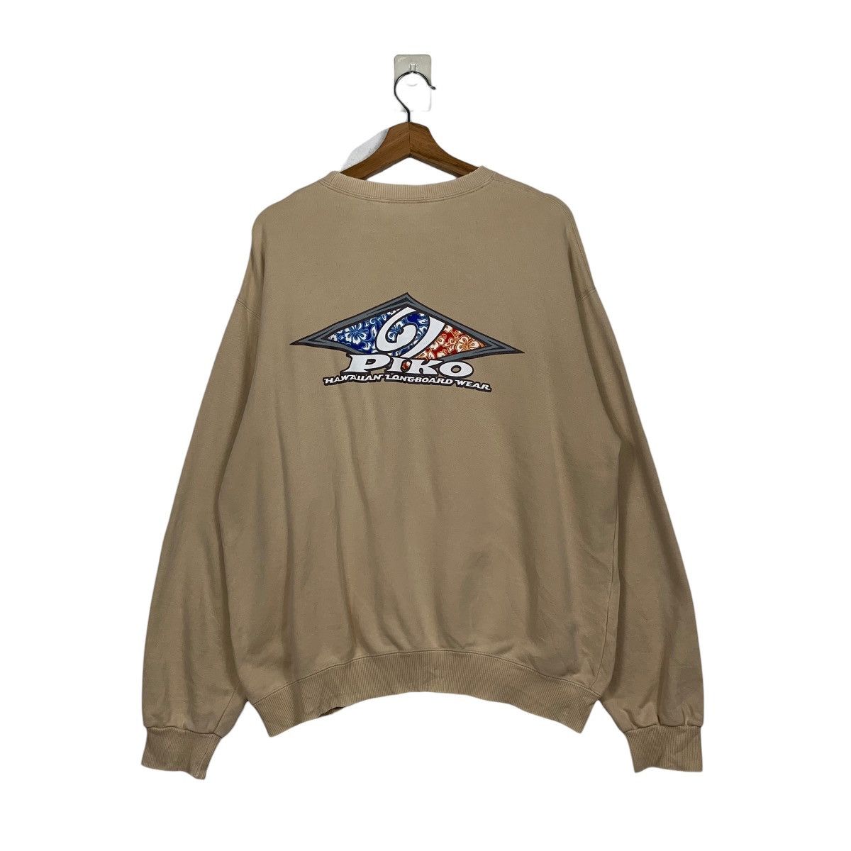 Japanese Brand PIKO Hawaiian Longboard Wear Crewneck Sweatshirt #1688-C75 Size US L / EU 52-54 / 3 - 1 Thumbnail