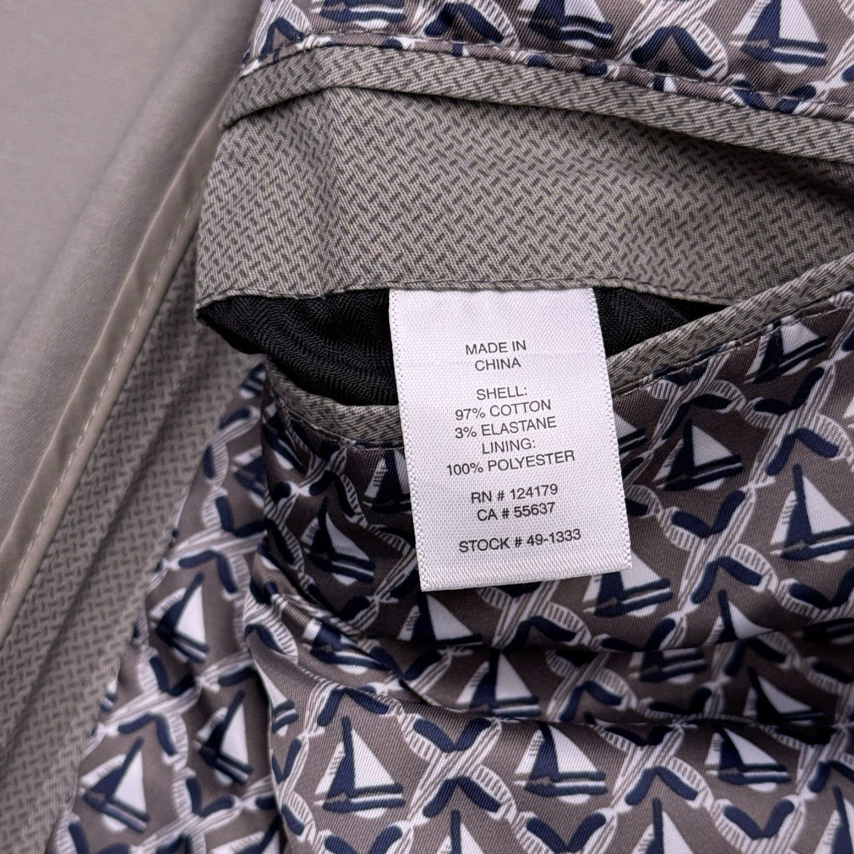 Johnston & Murphy Johnston Murphy Sport Coat Medium Tan Stretch Blazer Size 40R - 6 Thumbnail