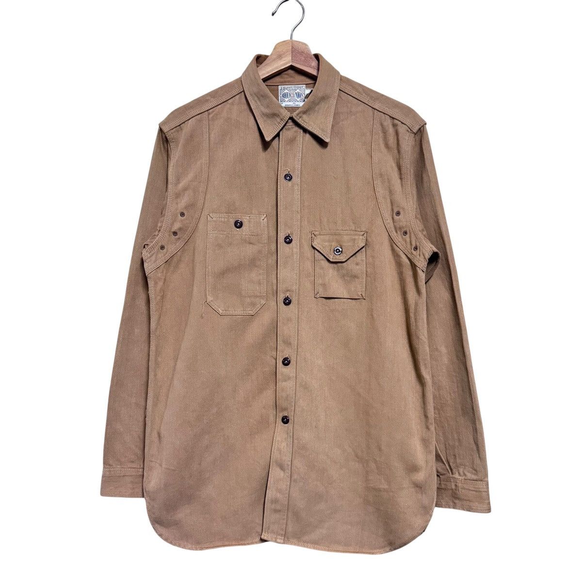 The Real McCoy's 8Hour Union Joe McCoy Work Shirt Size US M / EU 48-50 / 2 - 2 Thumbnail