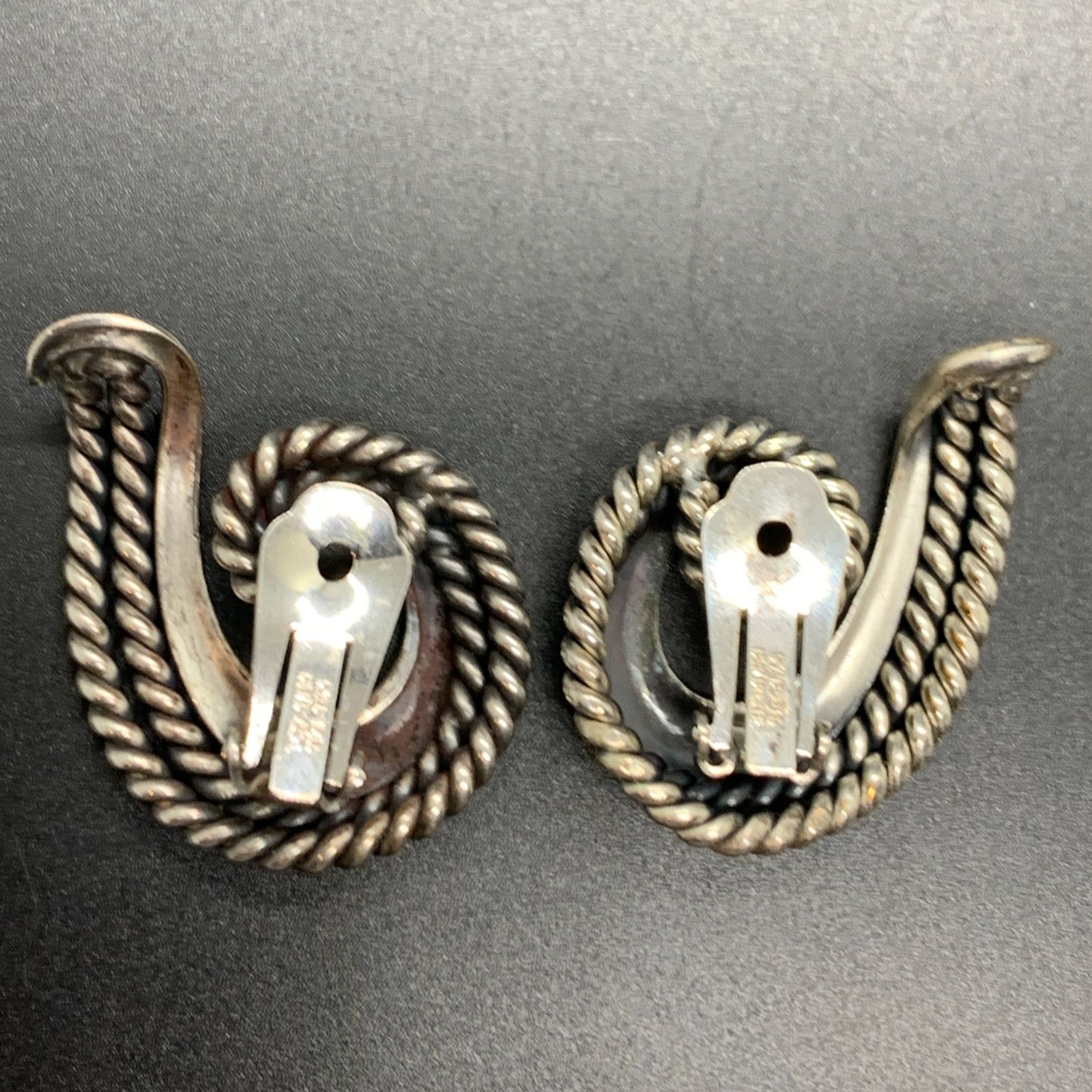 Other Napier Vintage Bertolli Doris Day Silver Plated Earrings Size ONE SIZE - 4 Thumbnail