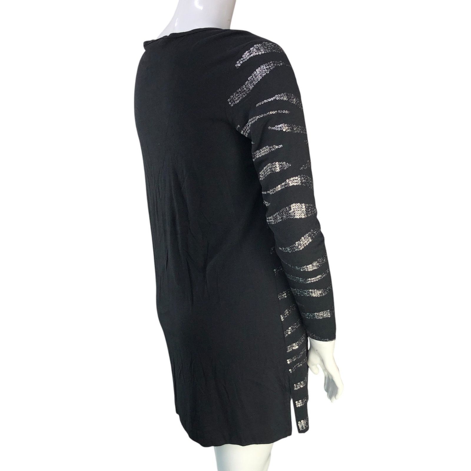 Vass Joan Vass Size 2 US 12/14 Tunic Top Animal Pattern Sequin Size XL / US 12-14 / IT 48-50 - 8 Thumbnail