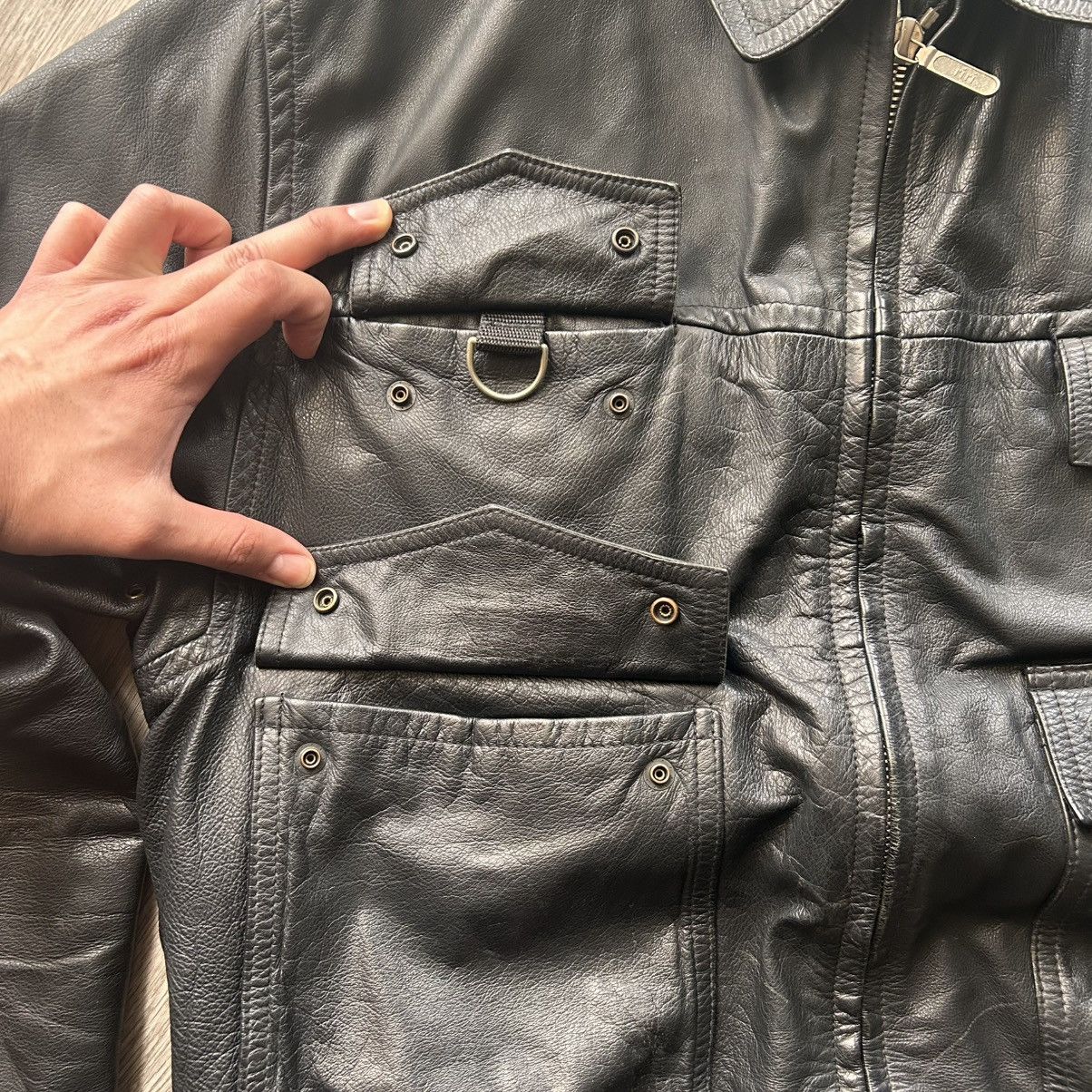 Other 1991 German Police Leather Bomber Size US M / EU 48-50 / 2 - 3 Thumbnail