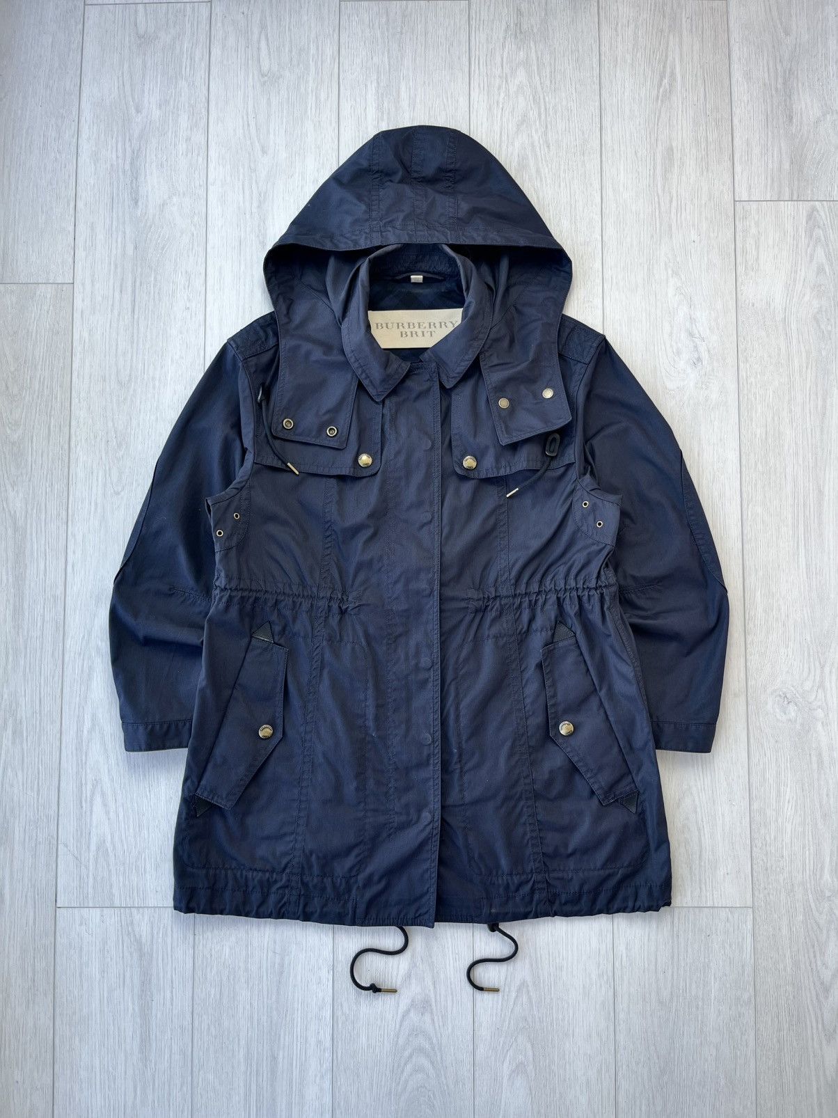 Burberry × Vintage Vintage Burberry Navy Trench Coat Old Money Old