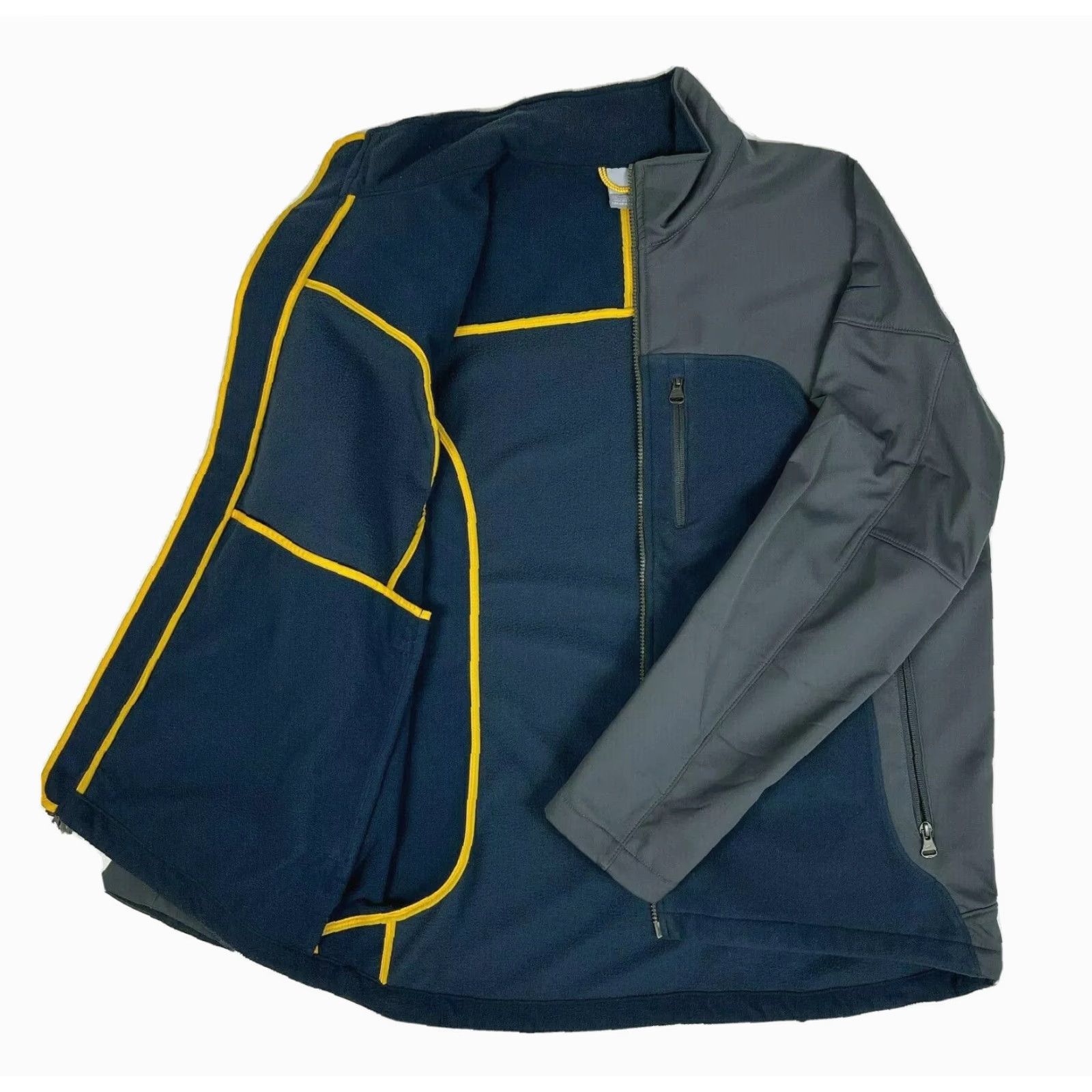 Nike Nike Vintage Fleece Full Zip Jacket Shirt Mens L Gray & Blue Y2K 90s Sports Logo Front Zip Size US L / EU 52-54 / 3 - 2 Thumbnail