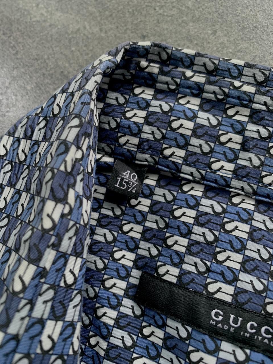 Gucci FREE TAX! 2000s Monogram Slim Shirt Size US S / EU 44-46 / 1 - 6 Thumbnail